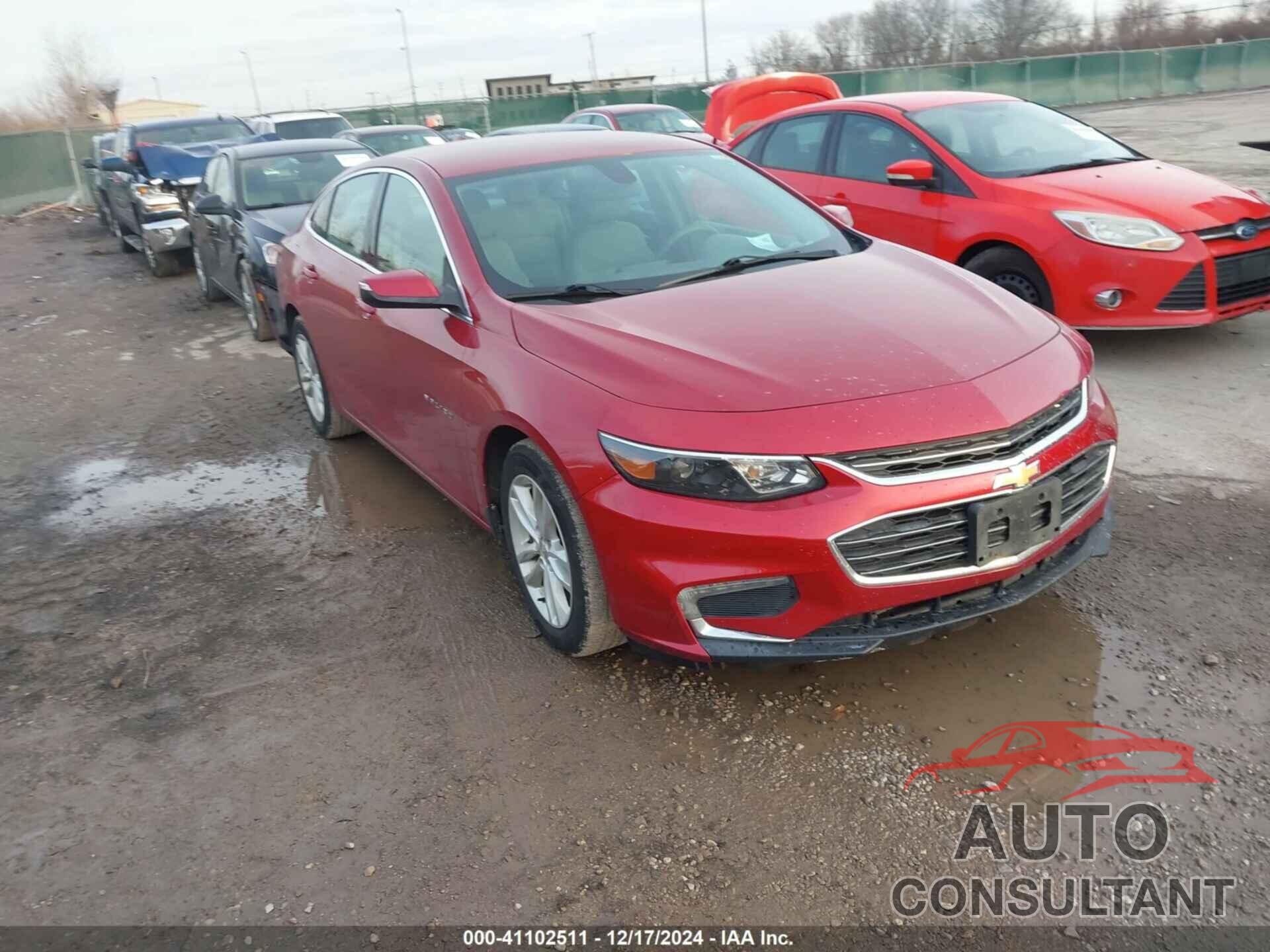 CHEVROLET MALIBU 2016 - 1G1ZE5ST7GF213542