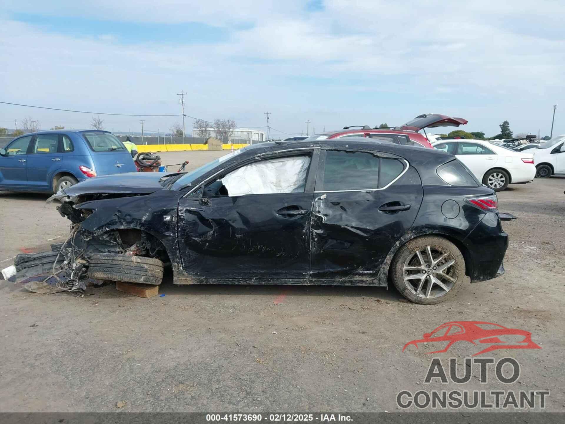 LEXUS CT 200H 2017 - JTHKD5BH6H2291891