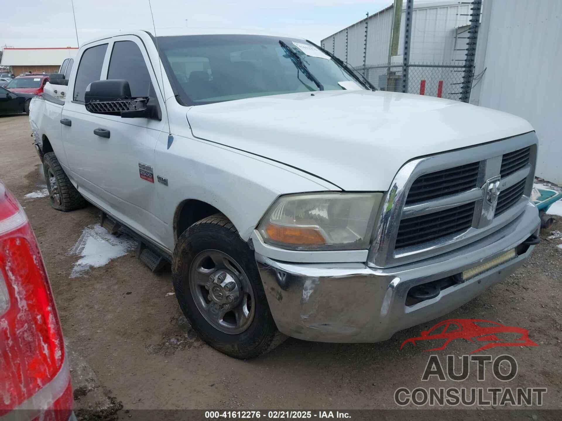 DODGE RAM 2500 2010 - 3D7TP2CT6AG151390