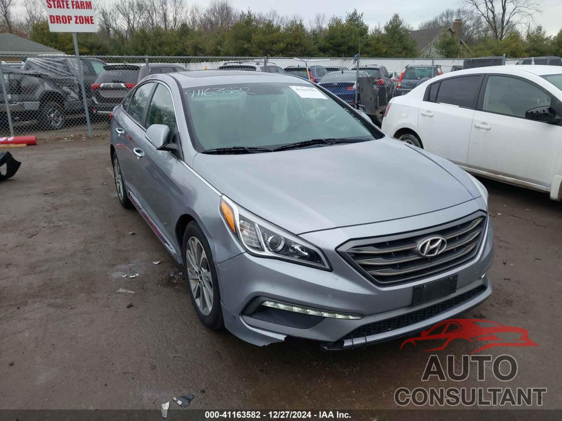 HYUNDAI SONATA 2017 - 5NPE34AFXHH583523