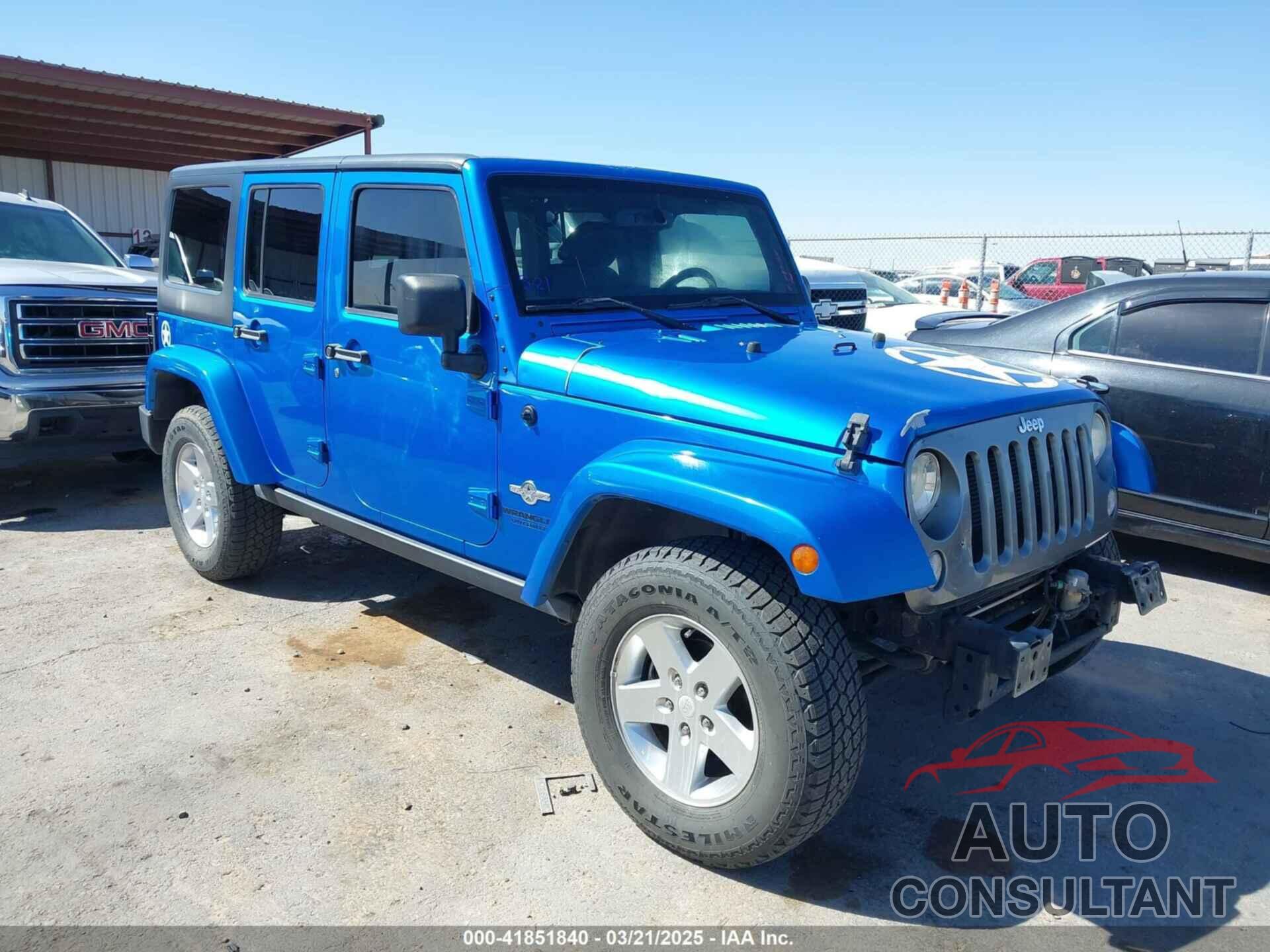 JEEP WRANGLER UNLIMITED 2014 - 1C4BJWDG7EL198694