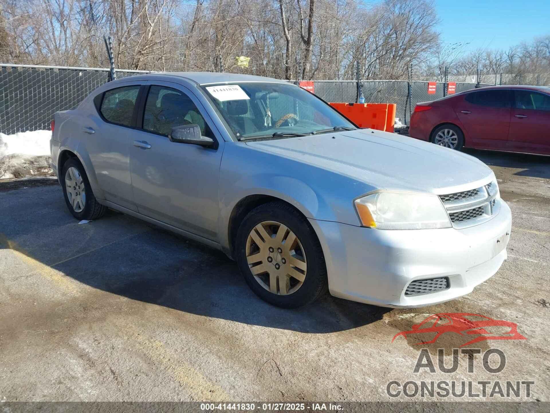 DODGE AVENGER 2012 - 1C3CDZAB5CN235446