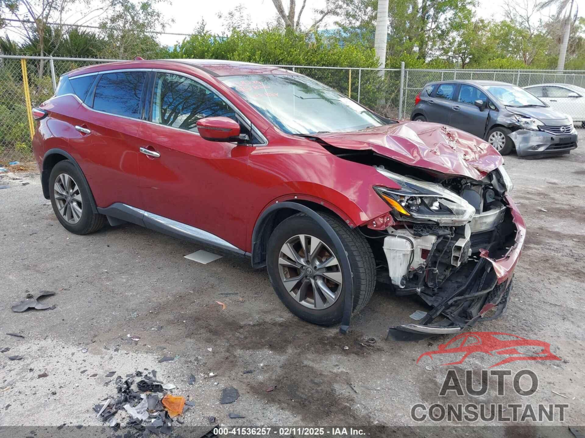 NISSAN MURANO 2018 - 5N1AZ2MG6JN118289