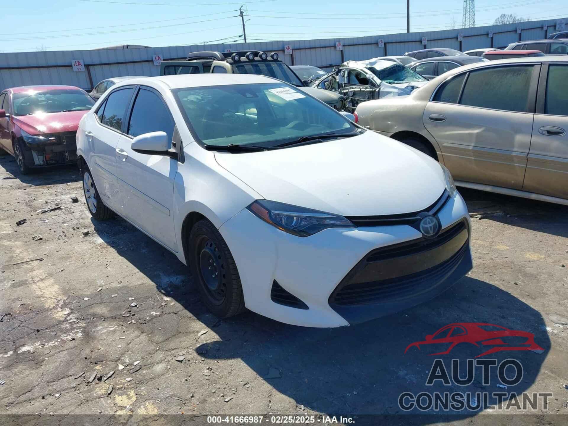 TOYOTA COROLLA 2017 - 2T1BURHE6HC957896