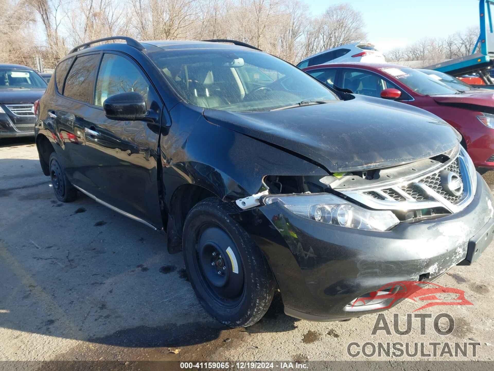 NISSAN MURANO 2012 - JN8AZ1MW0CW225703