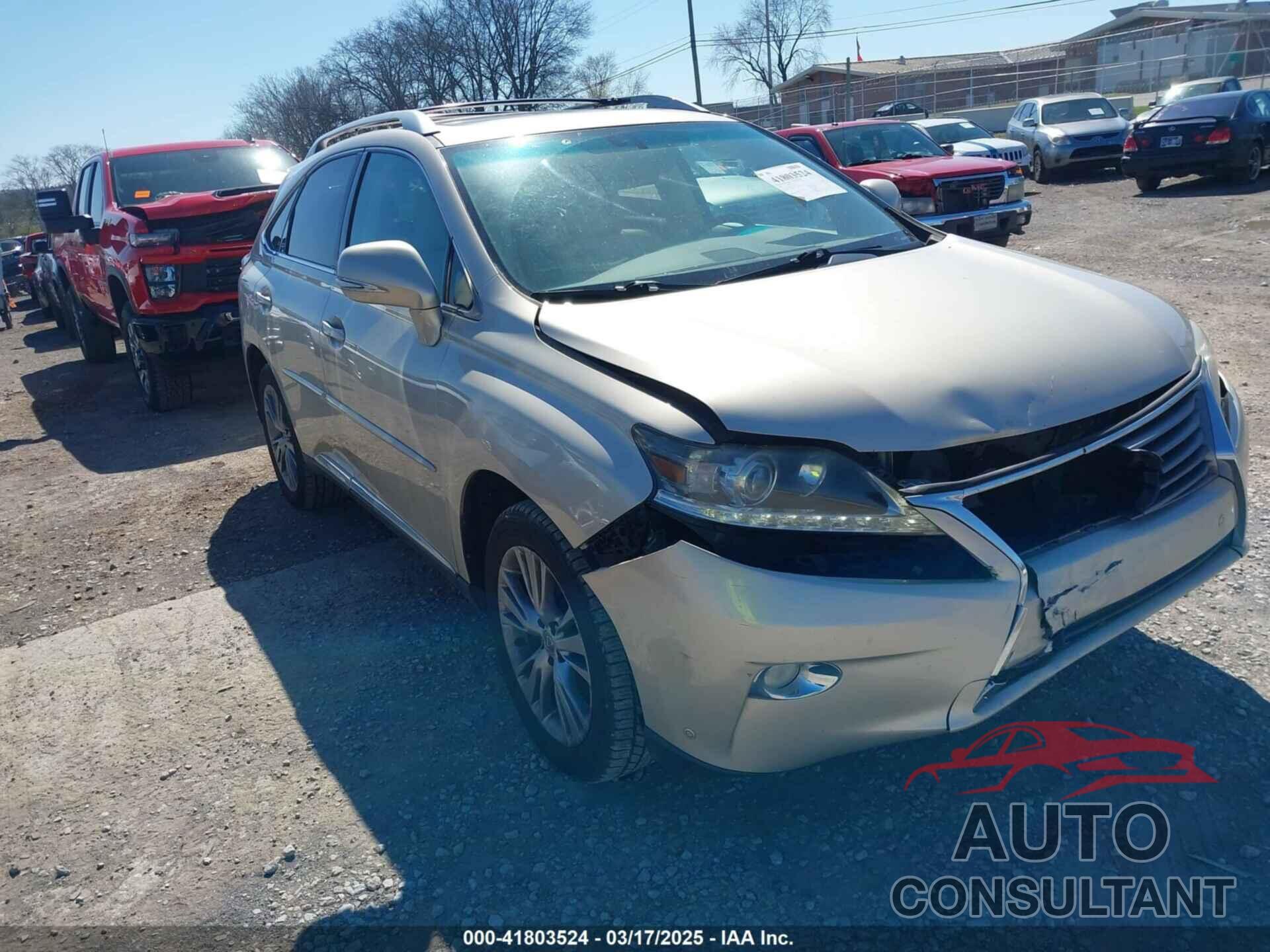 LEXUS RX 350 2014 - 2T2ZK1BA0EC146405