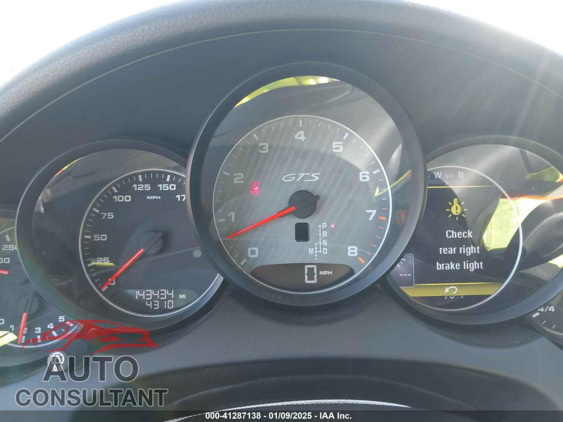 PORSCHE CAYENNE 2013 - WP1AD2A22DLA71143
