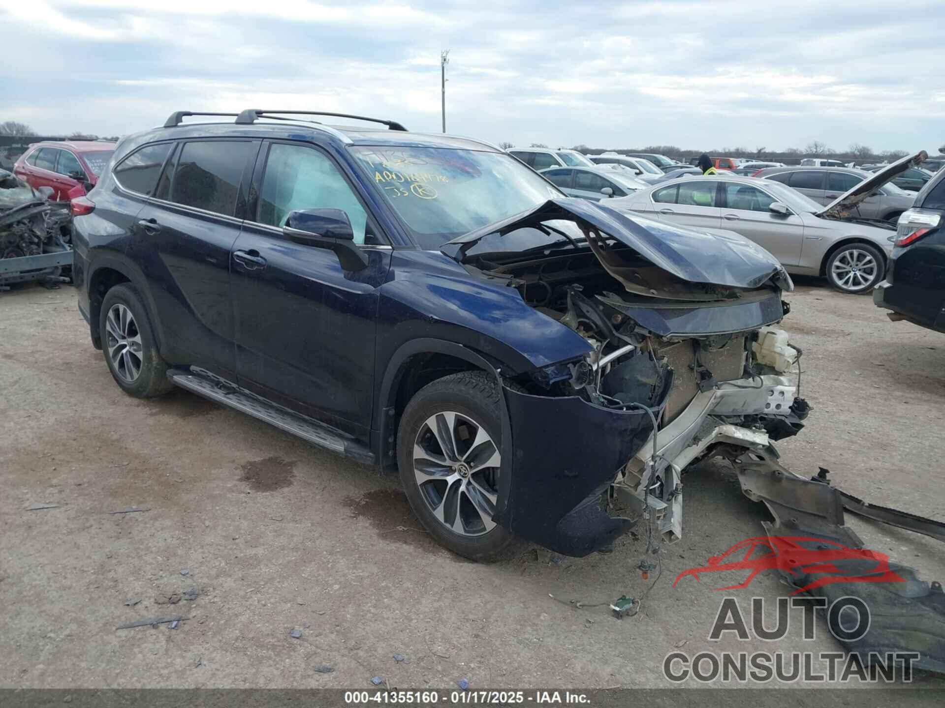 TOYOTA HIGHLANDER 2021 - 5TDGZRAH8MS535609
