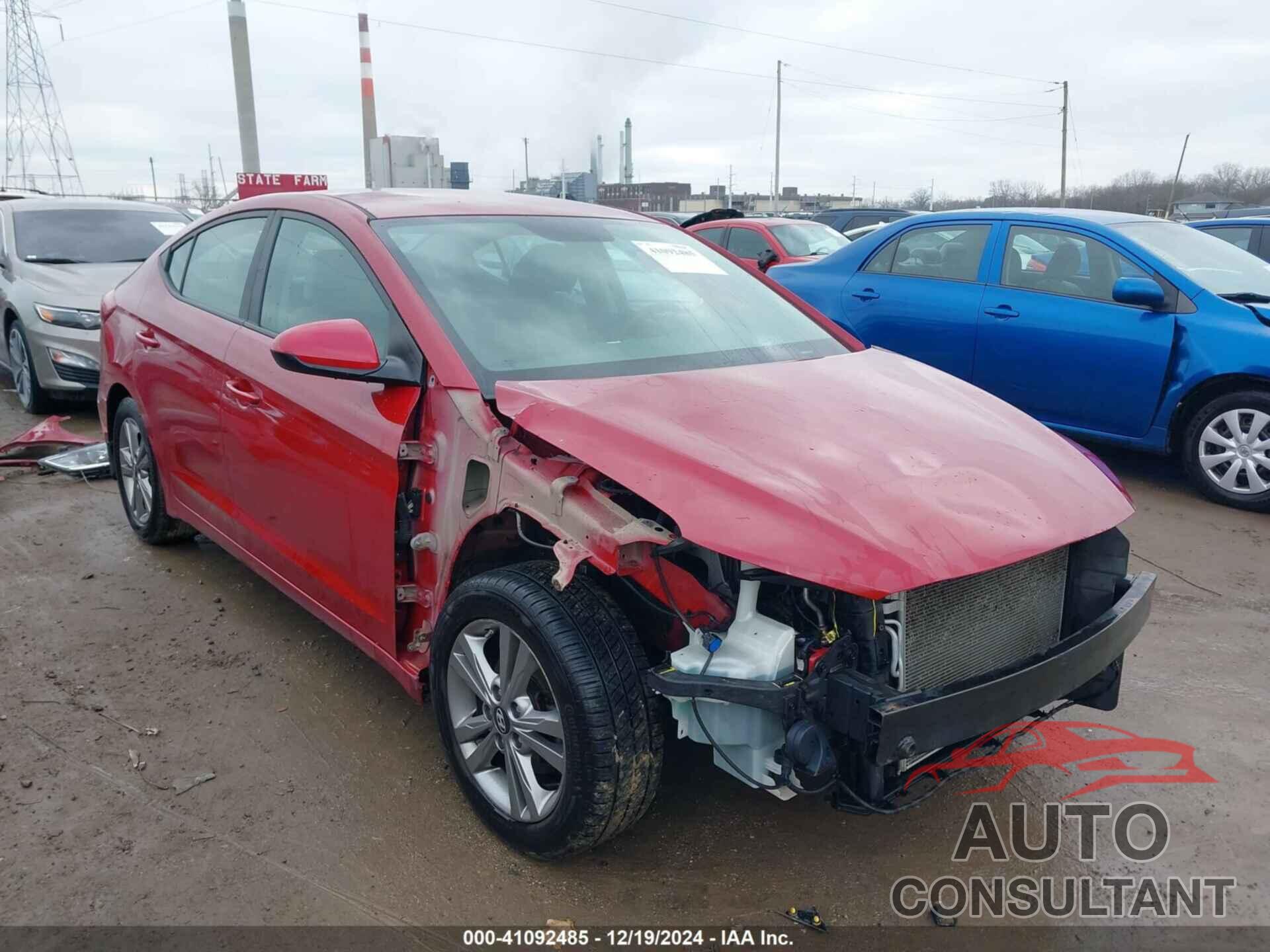 HYUNDAI ELANTRA 2017 - KMHD84LF3HU404539