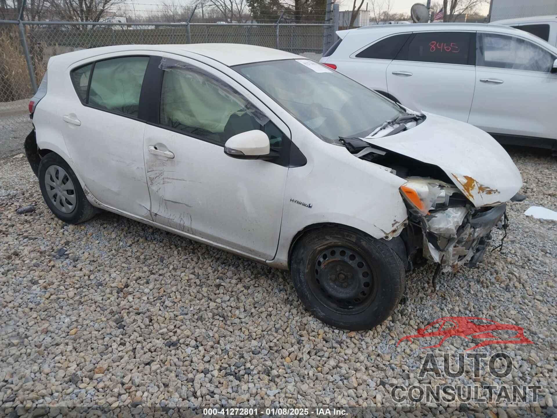 TOYOTA PRIUS C 2012 - JTDKDTB31C1001629