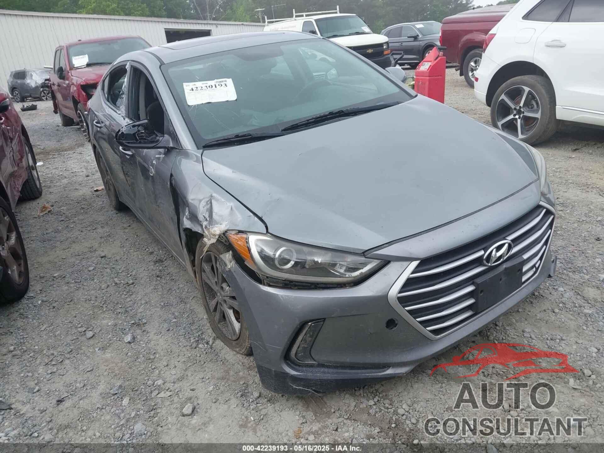 HYUNDAI ELANTRA 2018 - KMHD84LF0JU443336