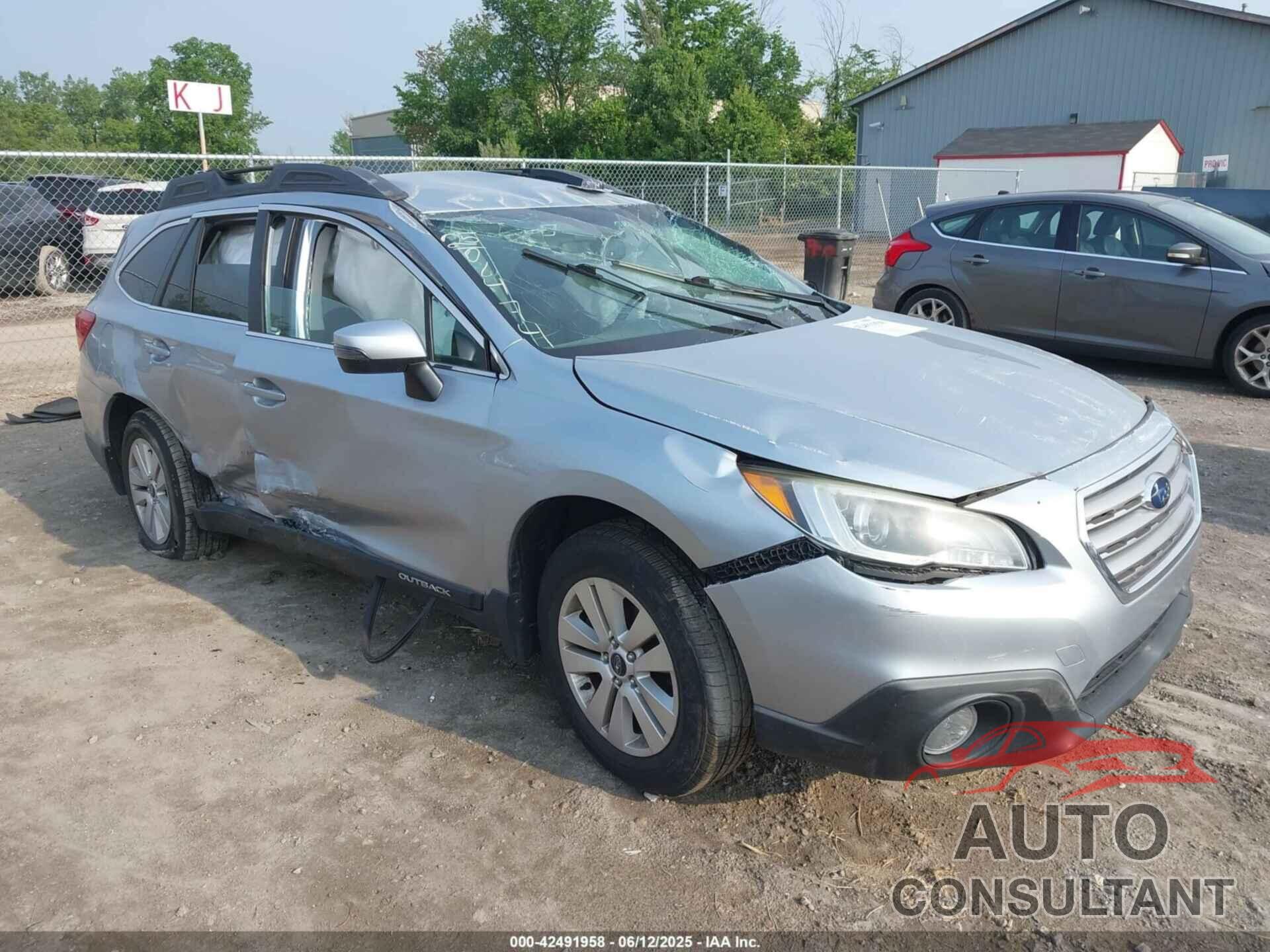 SUBARU OUTBACK 2016 - 4S4BSAFC9G3286705
