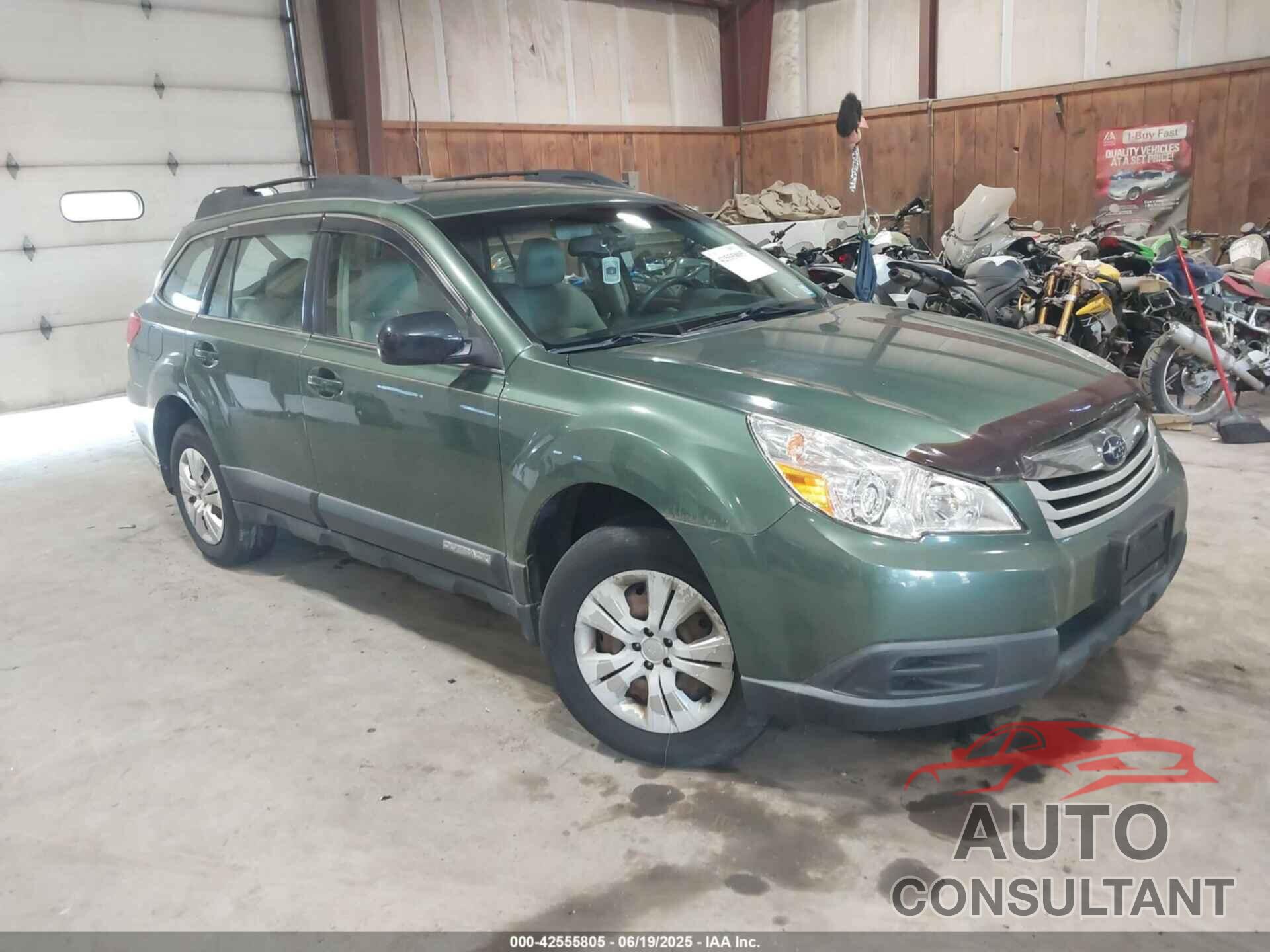 SUBARU OUTBACK 2011 - 4S4BRBAC0B3347389