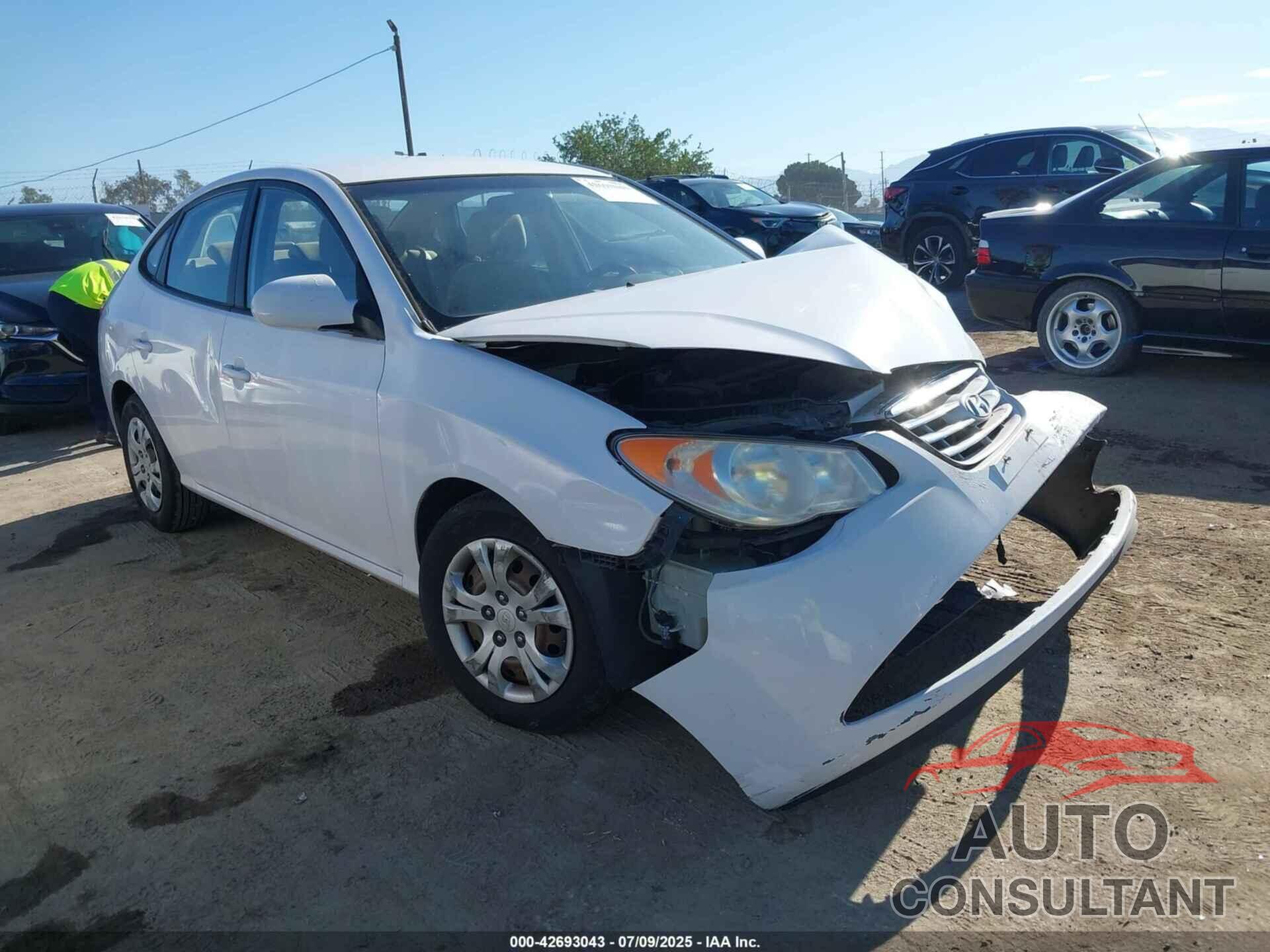 HYUNDAI ELANTRA 2010 - KMHDU4ADXAU039165