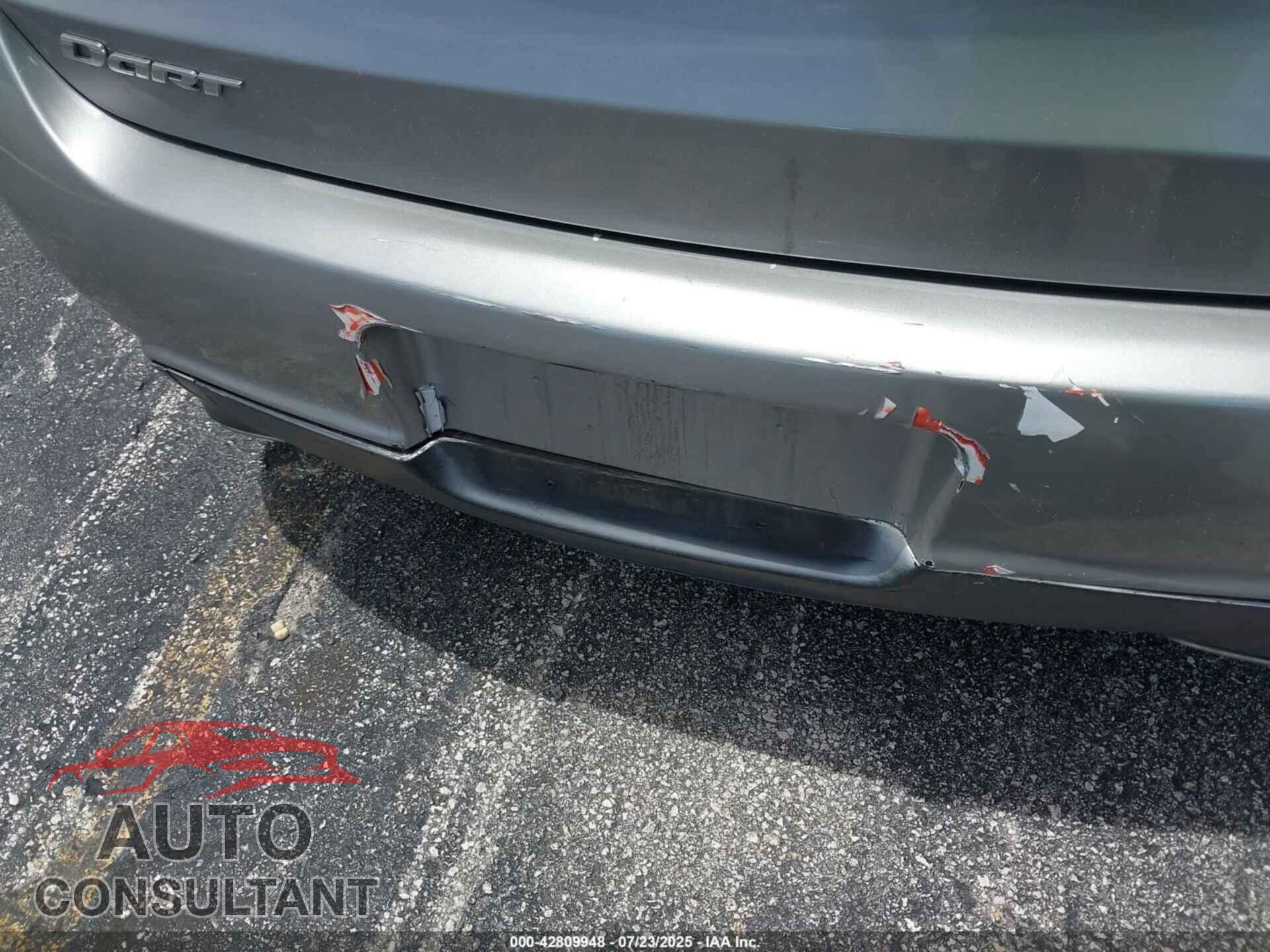DODGE DART 2015 - 1C3CDFAA5FD299972