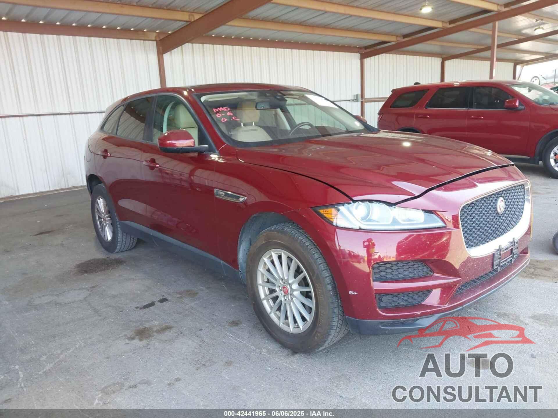 JAGUAR F-PACE 2017 - SADCS2BVXHA065444