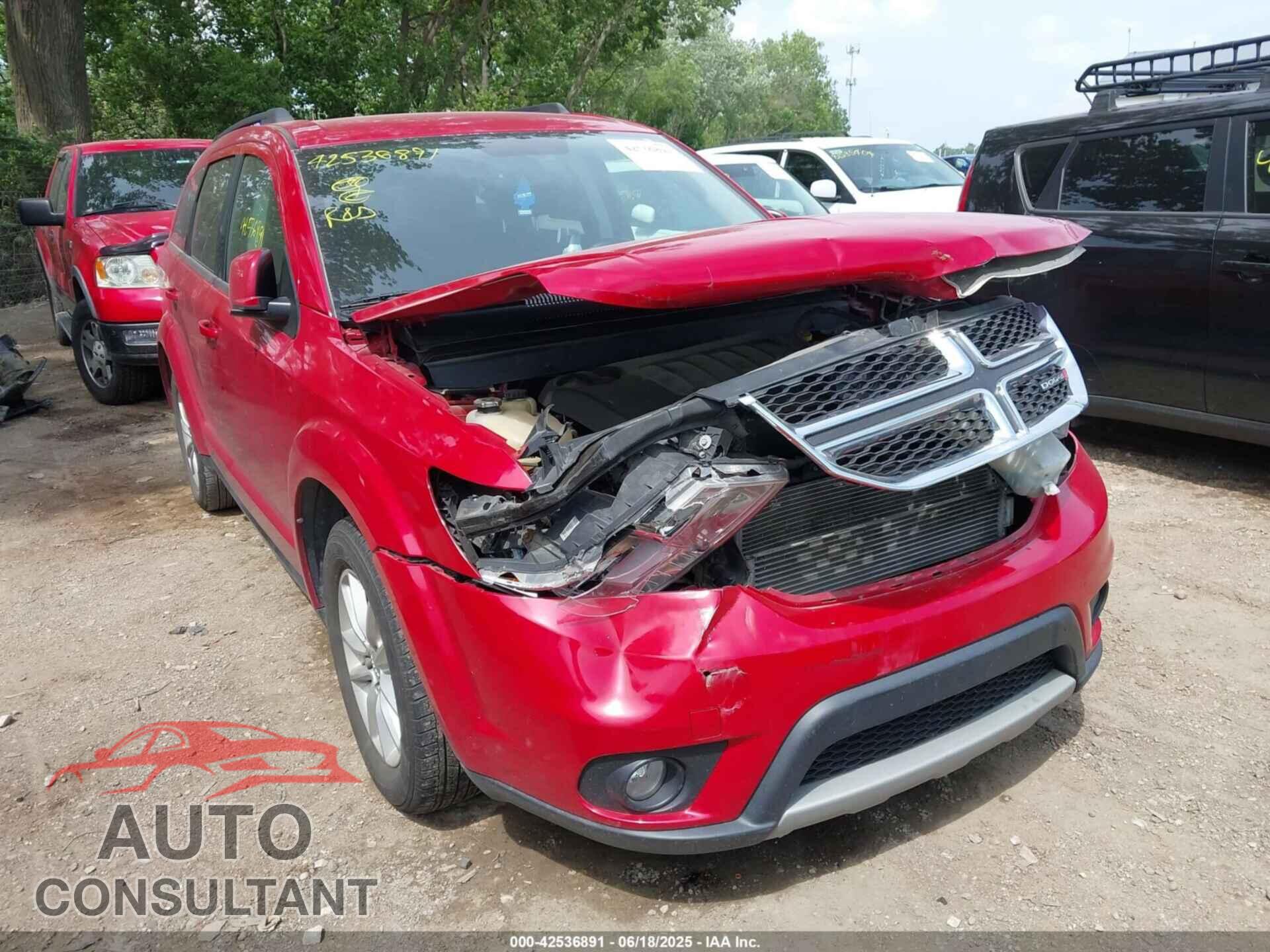 DODGE JOURNEY 2015 - 3C4PDCBG6FT532007