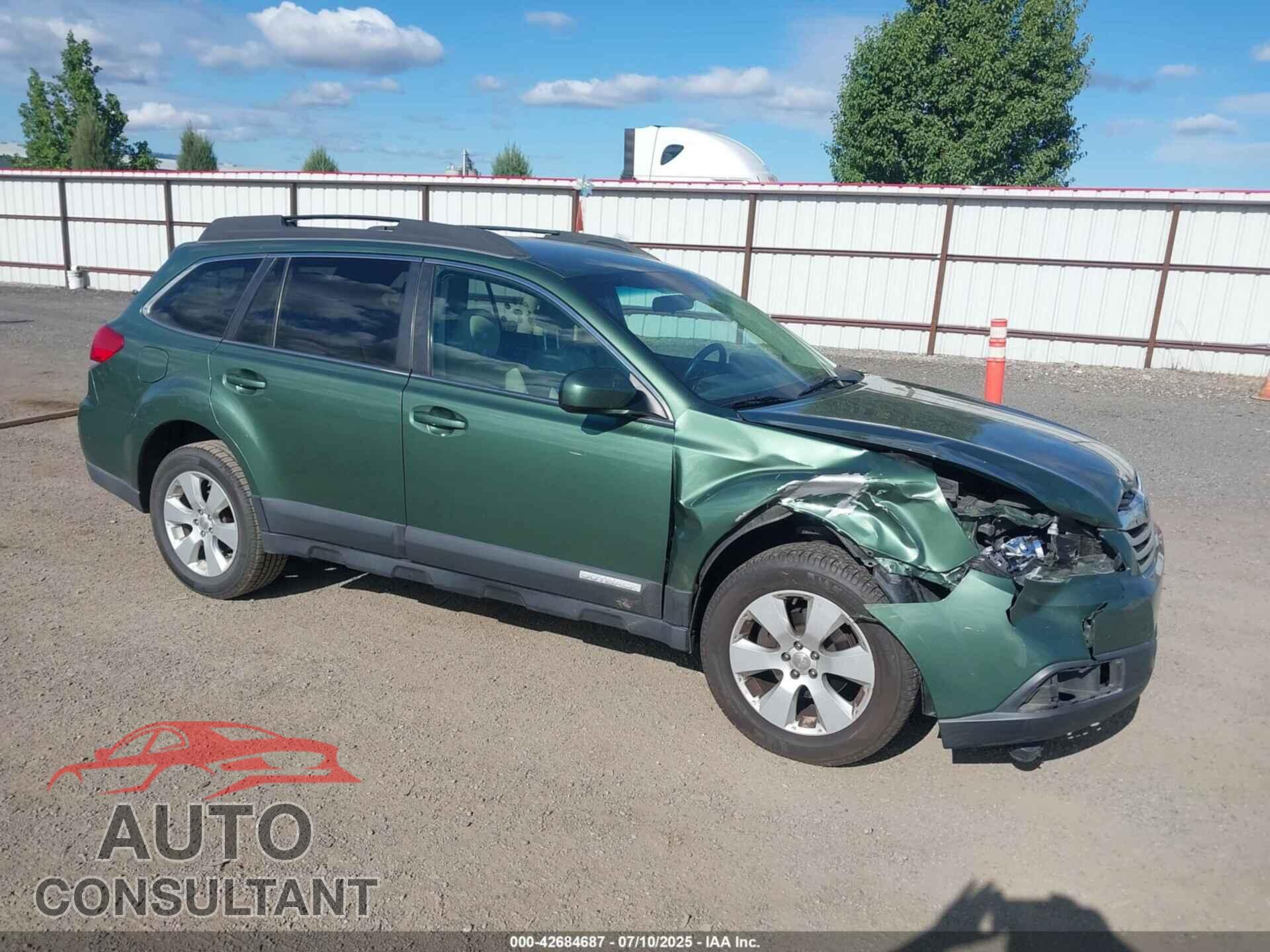 SUBARU OUTBACK 2010 - 4S4BRBCC0A3326926
