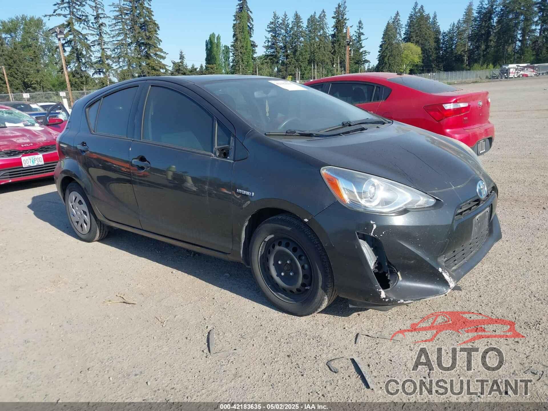 TOYOTA PRIUS C 2016 - JTDKDTB37G1124535