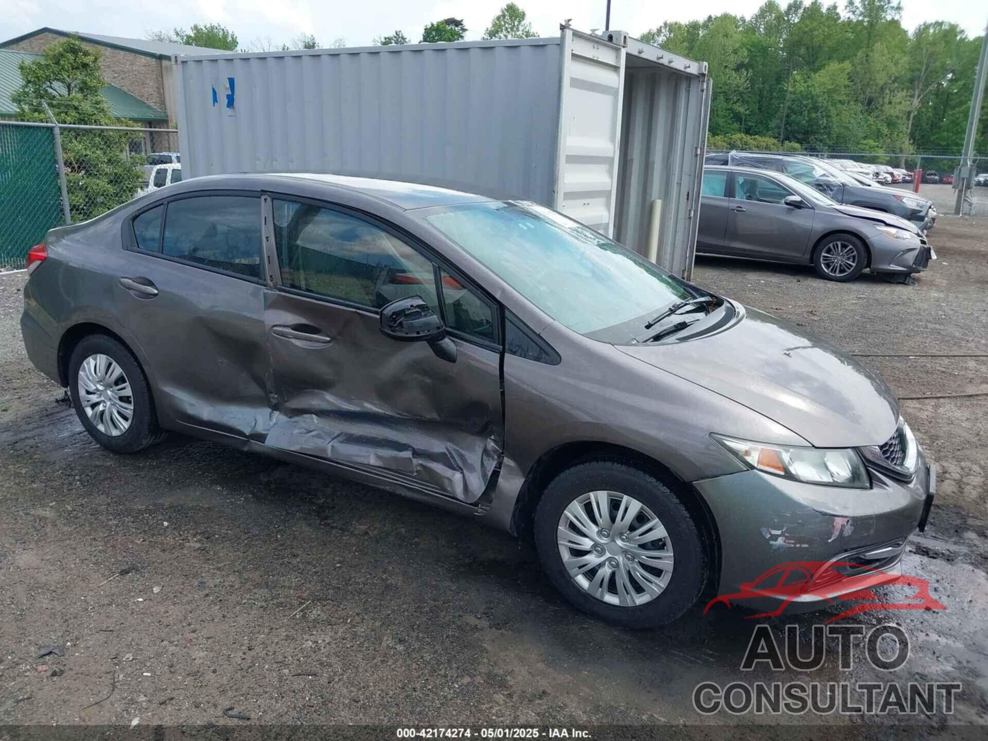 HONDA CIVIC 2013 - 19XFB2F52DE232938