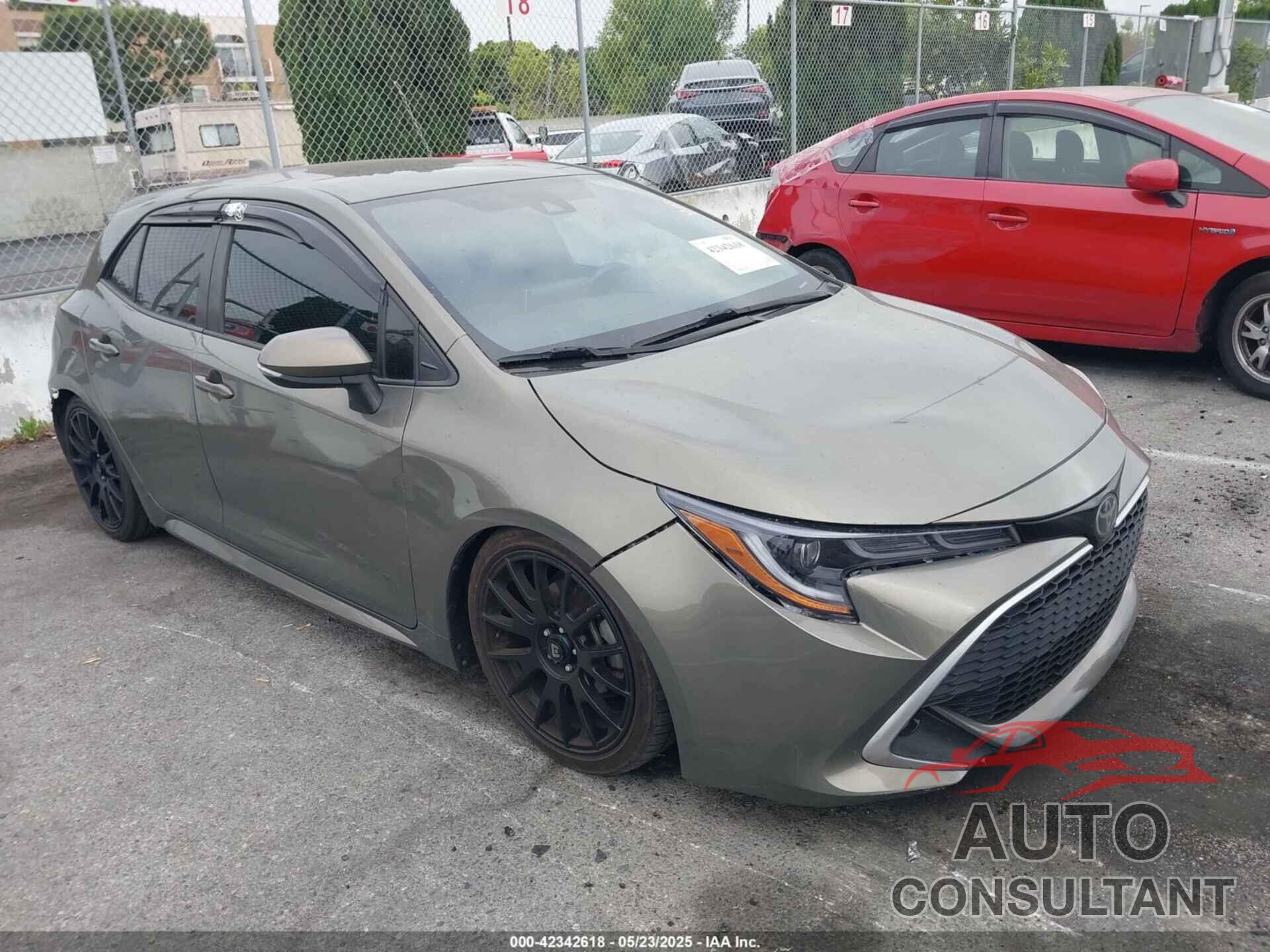 TOYOTA COROLLA 2019 - JTNK4RBE9K3042299