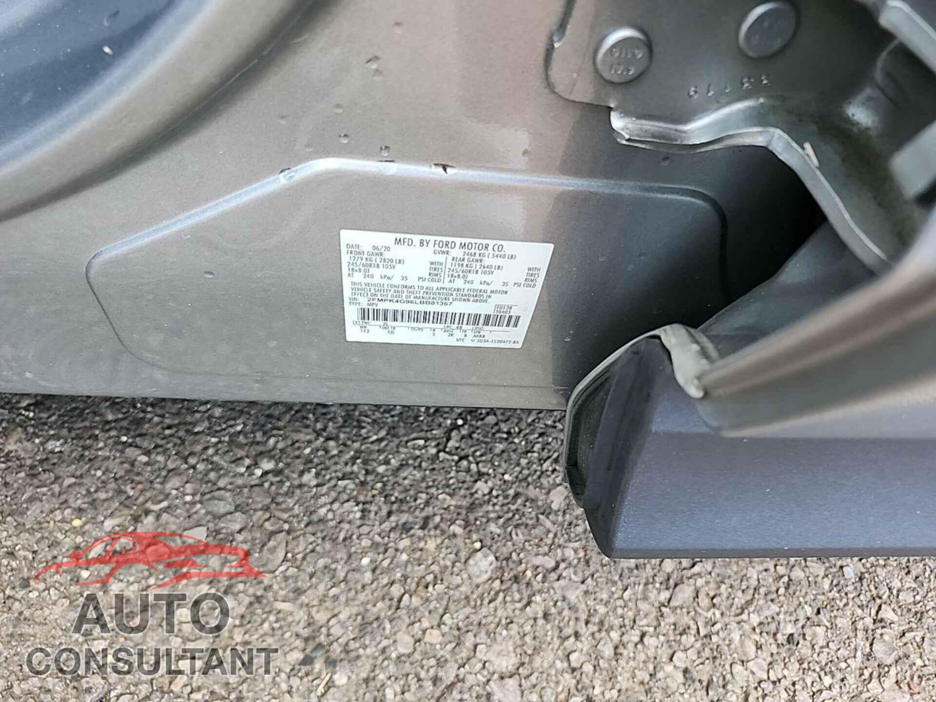 FORD EDGE 2020 - 2FMPK4G96LBB01367