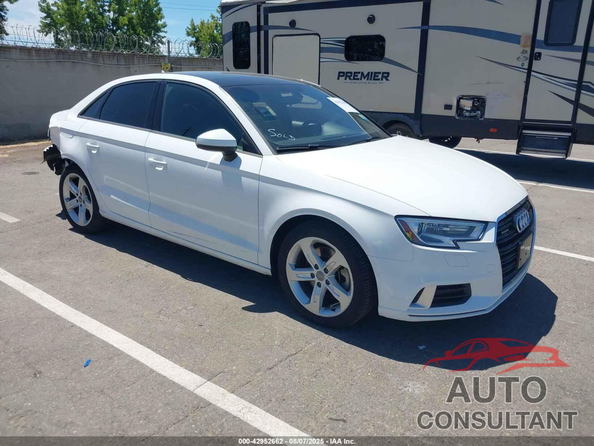 AUDI A3 2018 - WAUB8GFF6J1028884