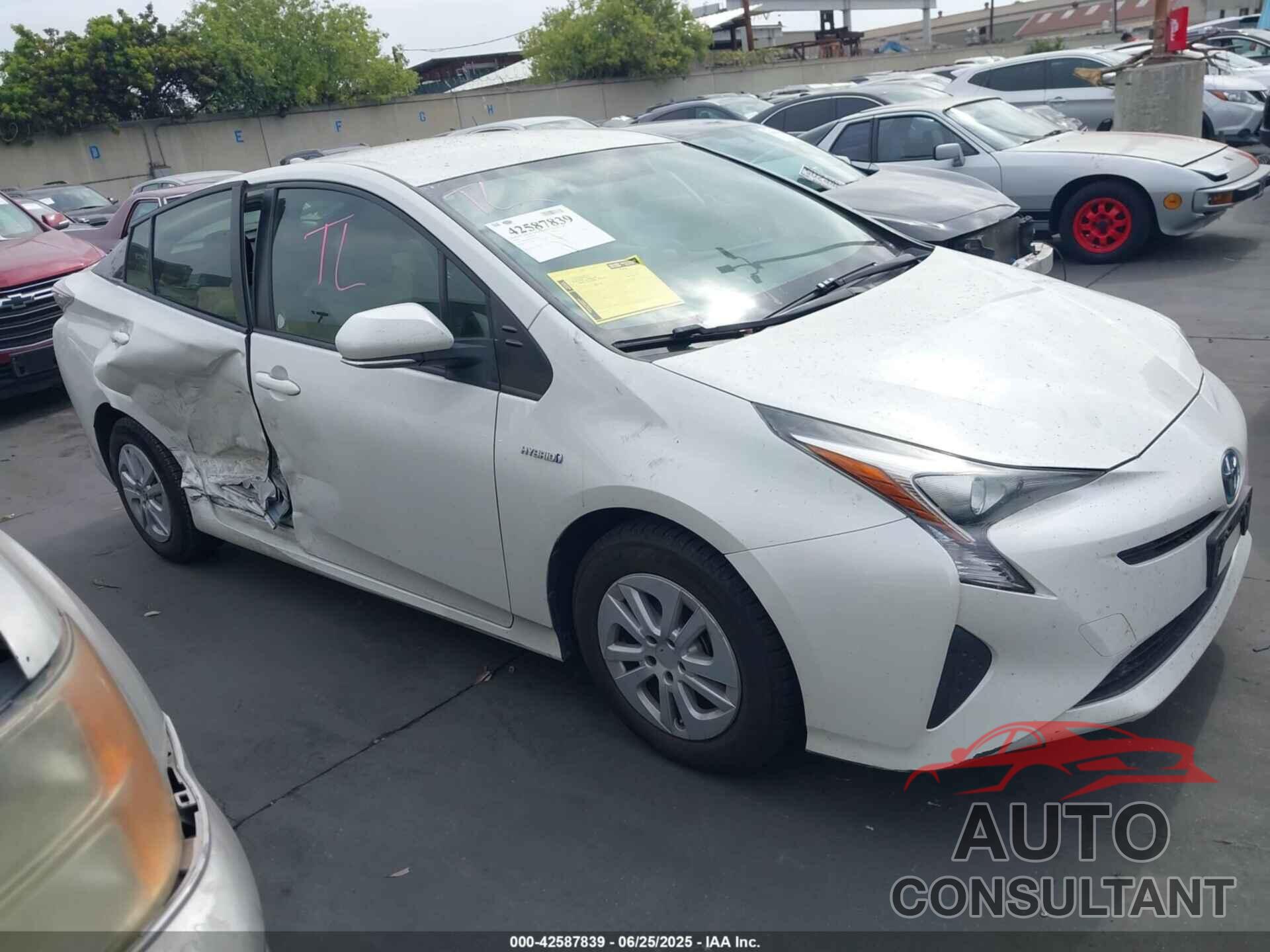 TOYOTA PRIUS 2016 - JTDKBRFU6G3015824