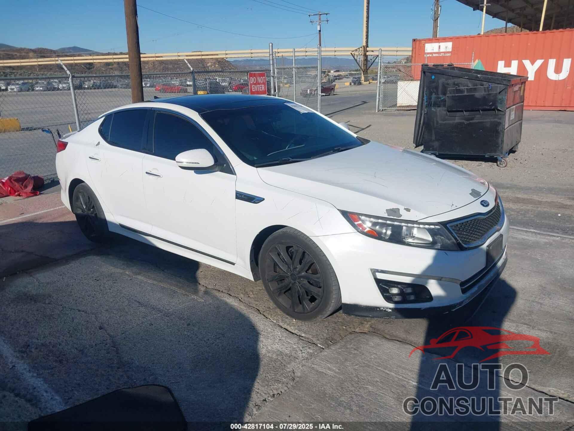 KIA OPTIMA 2014 - 5XXGR4A66EG306625