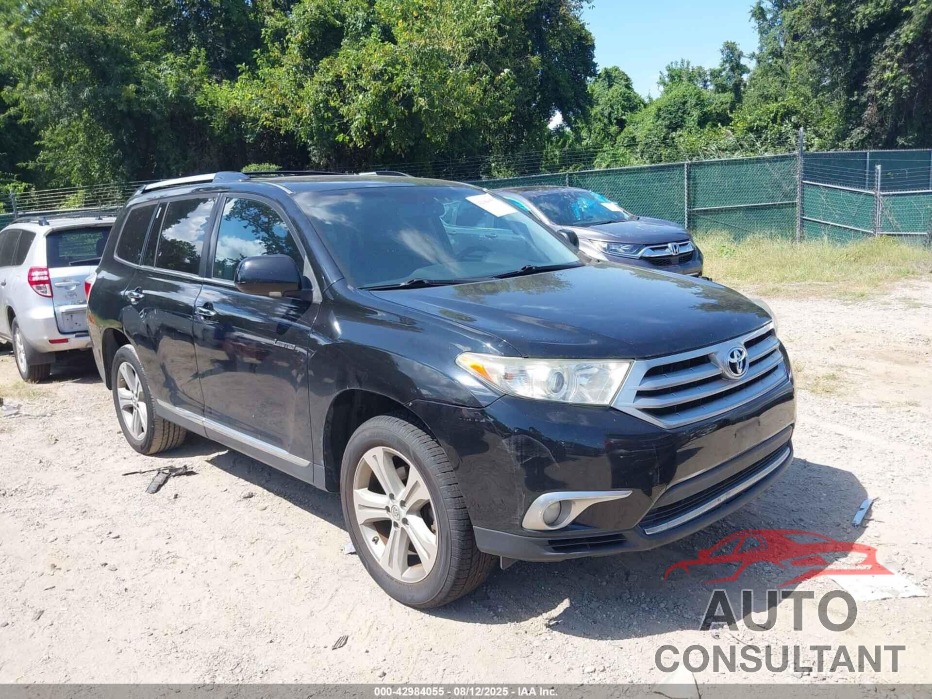 TOYOTA HIGHLANDER 2012 - 5TDDK3EH5CS157763