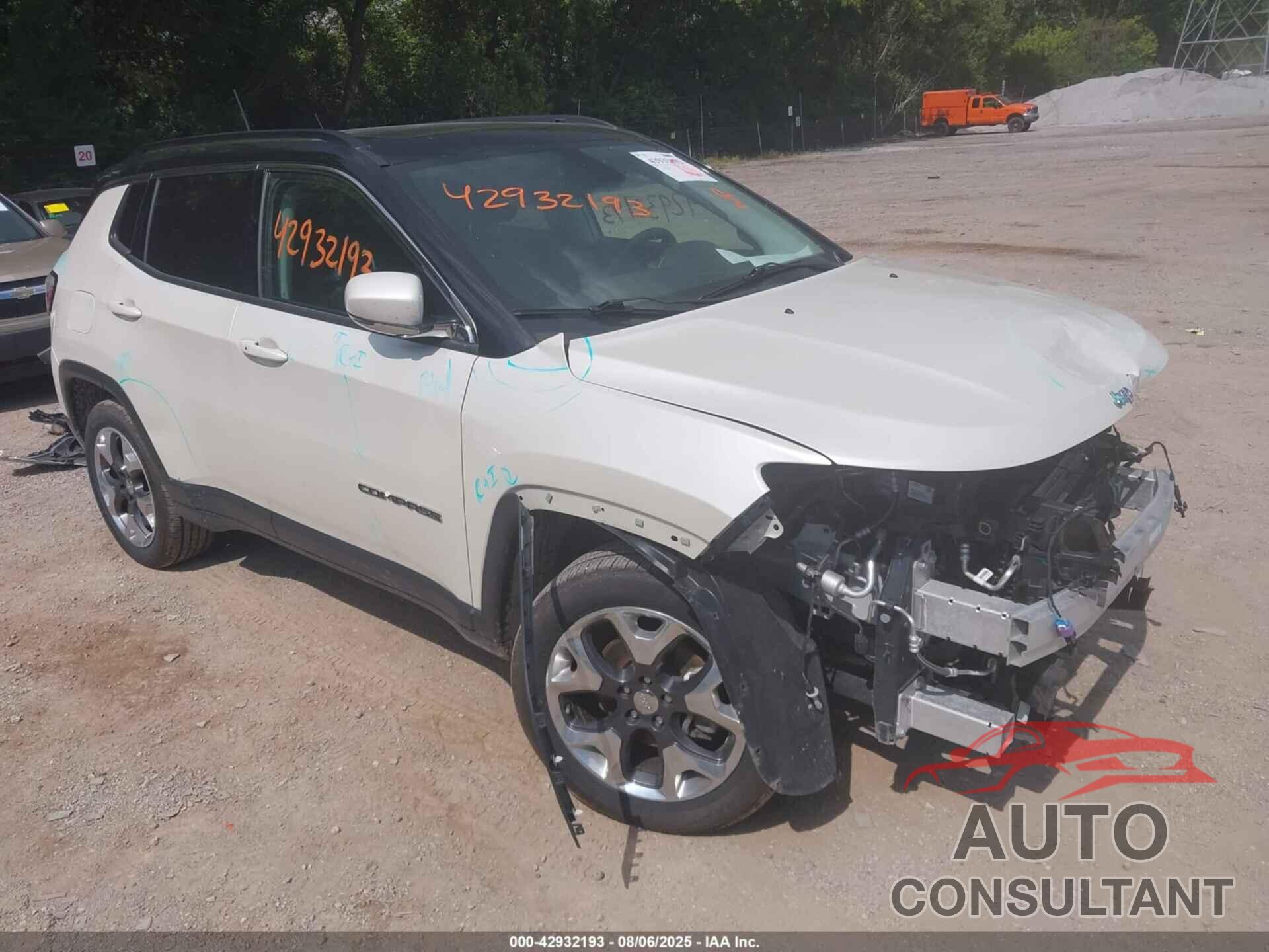JEEP NEW COMPASS 2017 - 3C4NJDCBXHT628234