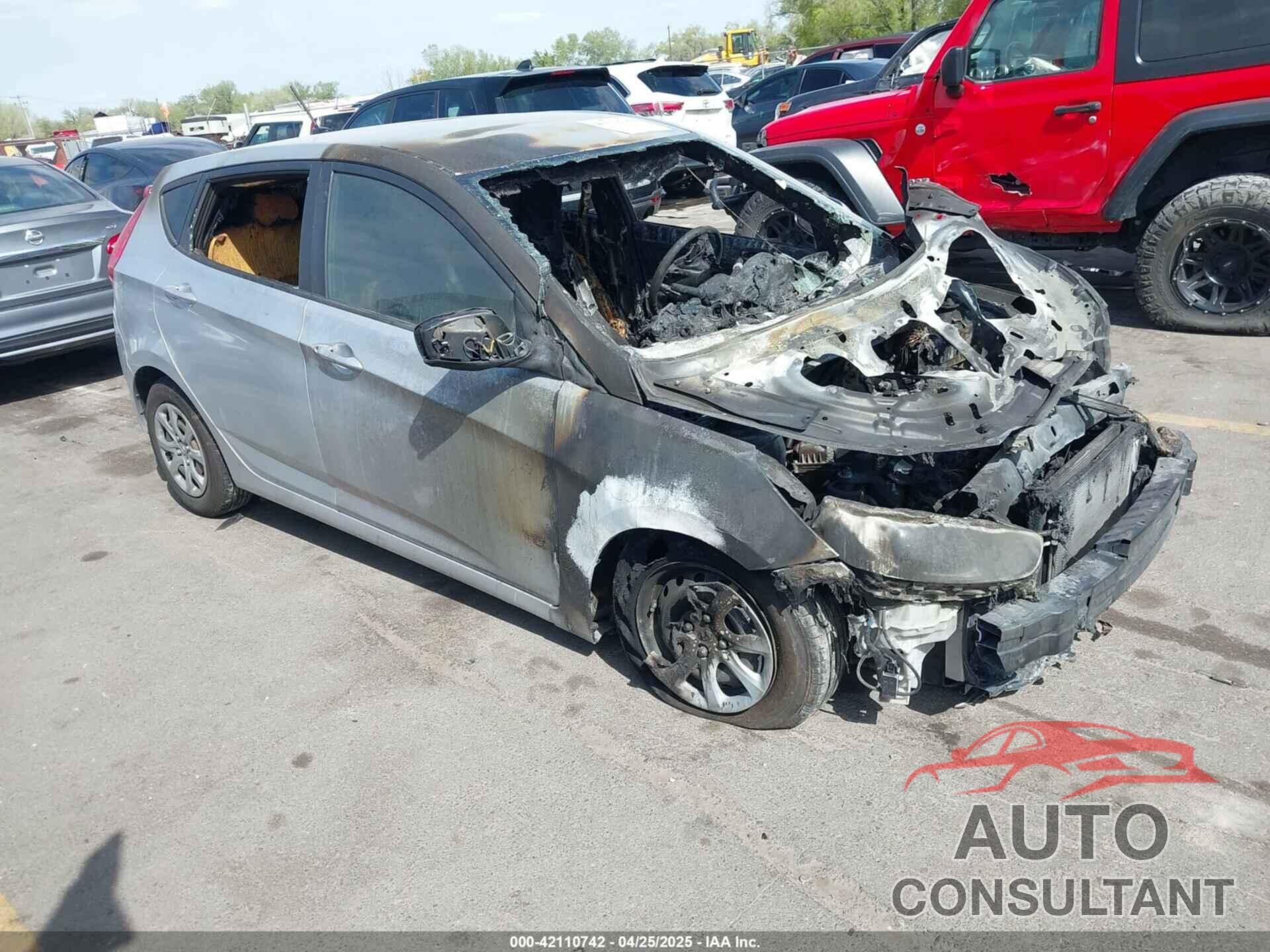 HYUNDAI ACCENT 2014 - KMHCT5AE8EU176480