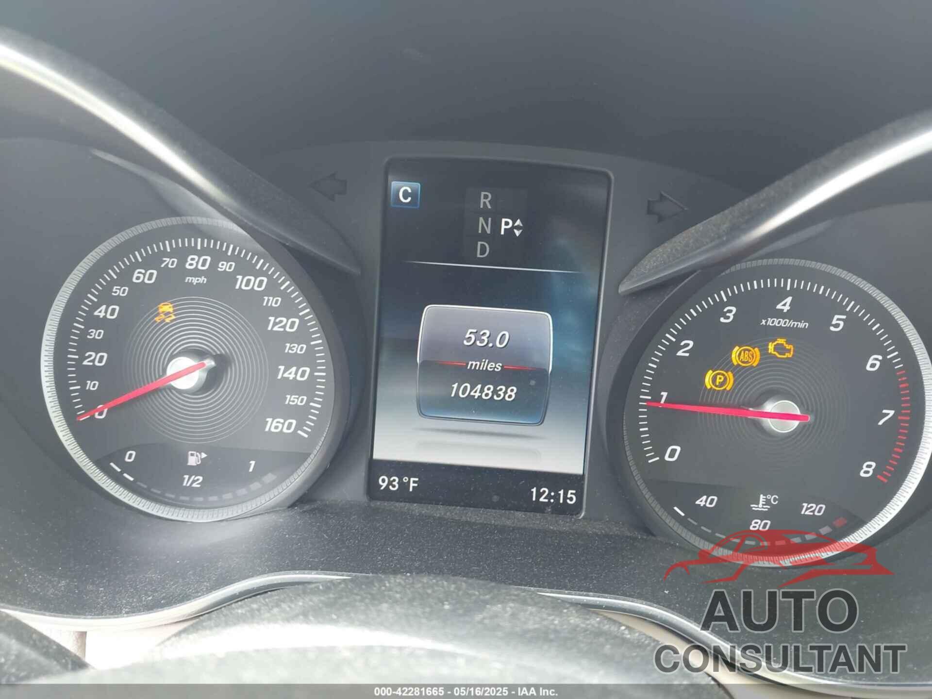 MERCEDES-BENZ C 300 2016 - 55SWF4JB8GU096616