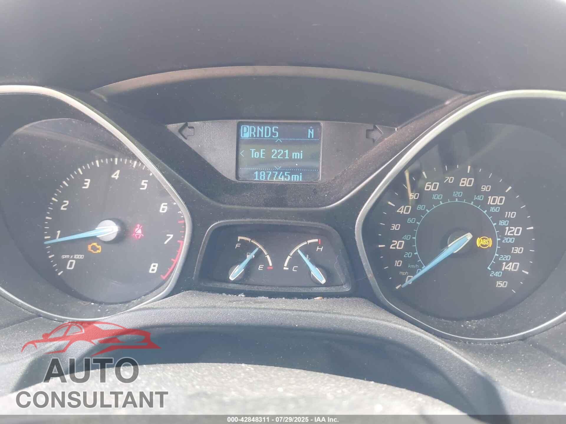 FORD FOCUS 2012 - 1FAHP3K29CL254362