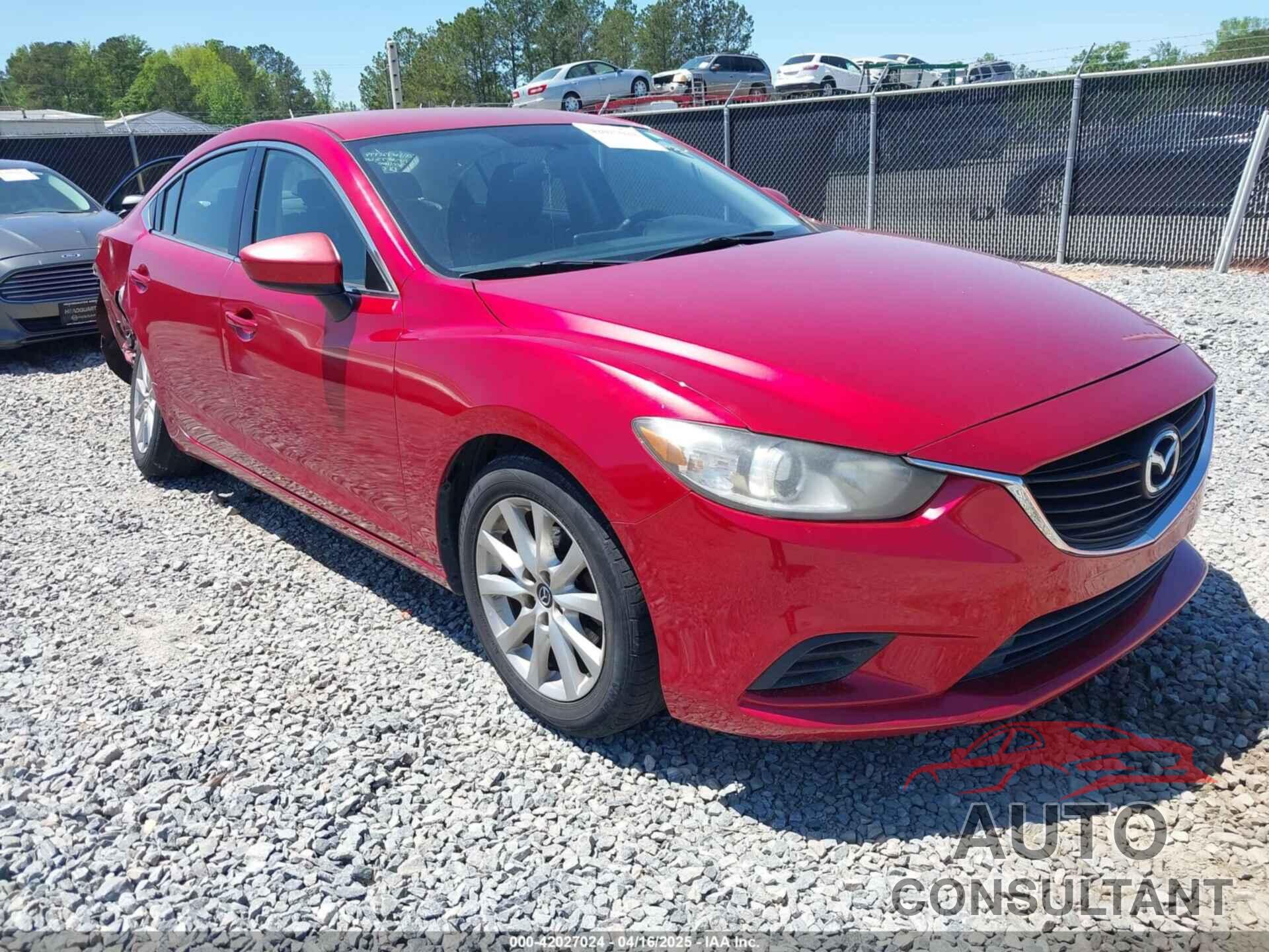 MAZDA MAZDA6 2016 - JM1GJ1U58G1407365