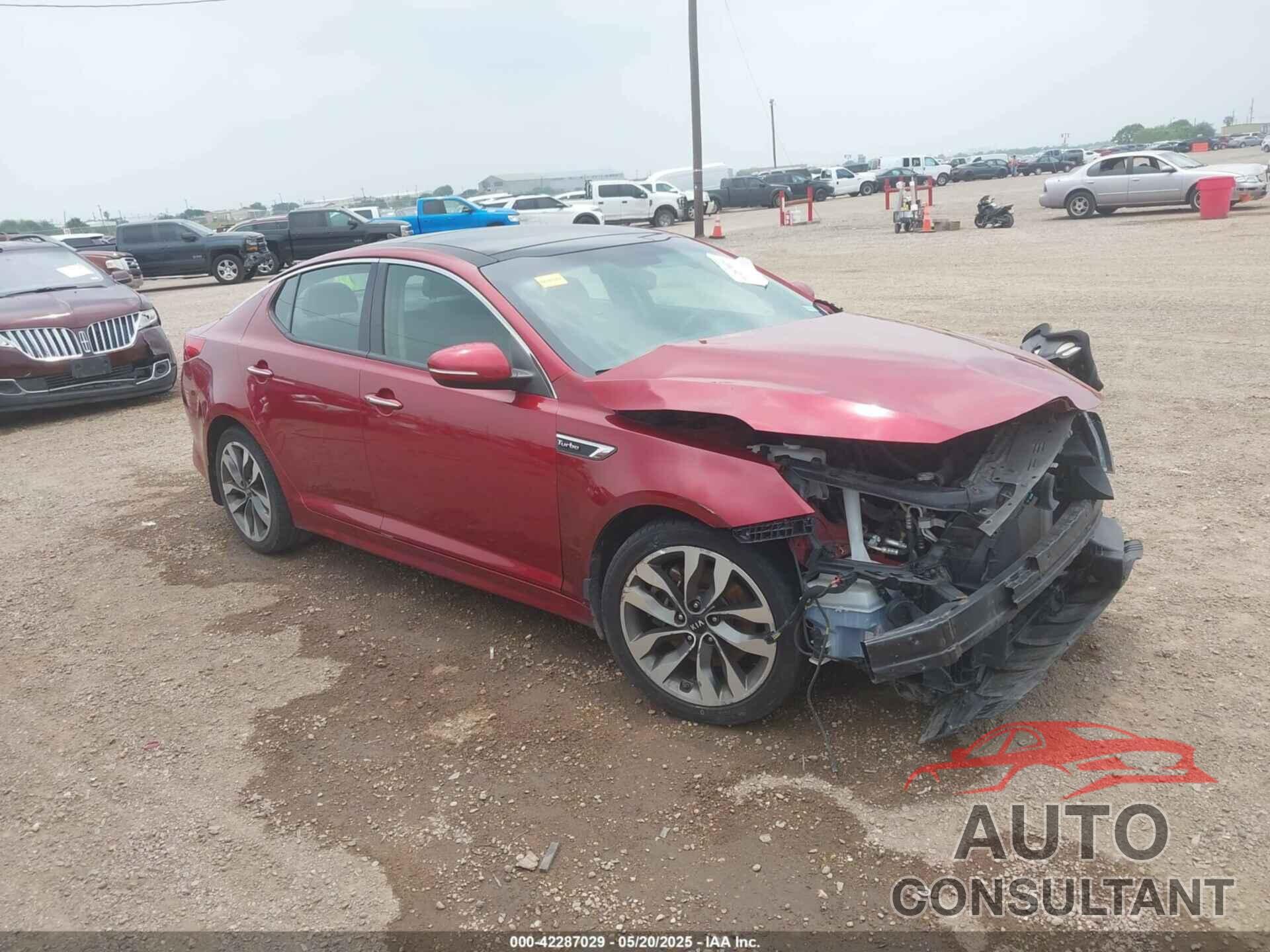 KIA OPTIMA 2015 - 5XXGR4A65FG495401