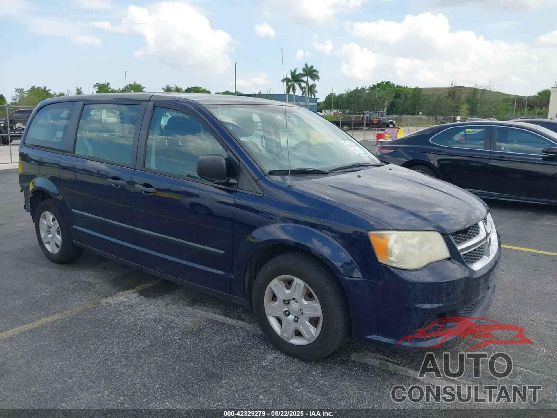 DODGE GRAND CARAVAN 2013 - 2C4RDGBGXDR587978