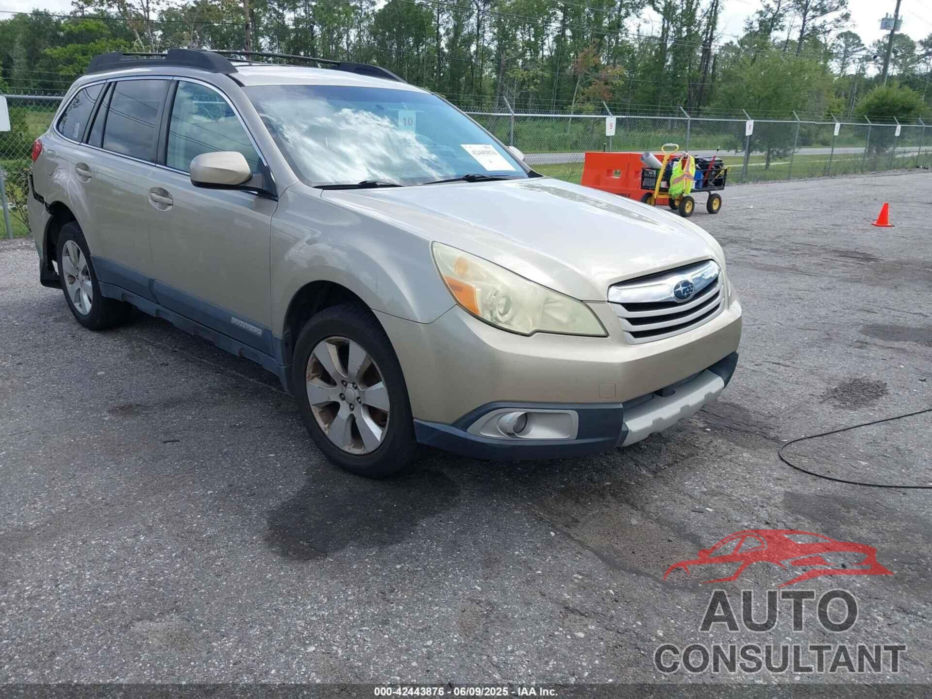 SUBARU OUTBACK 2010 - 4S4BRCKC7A3378352