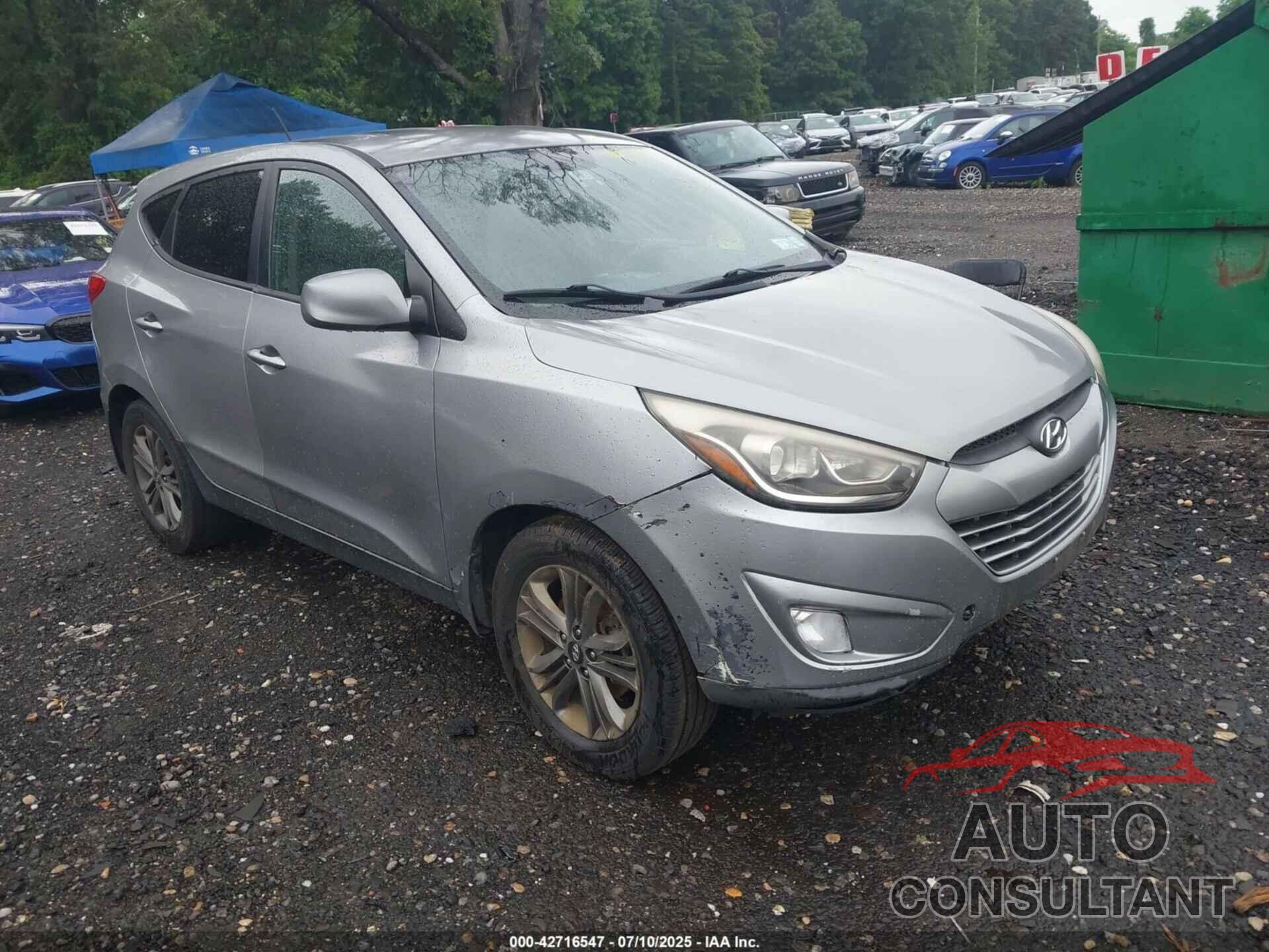 HYUNDAI TUCSON 2014 - KM8JT3AF0EU857527