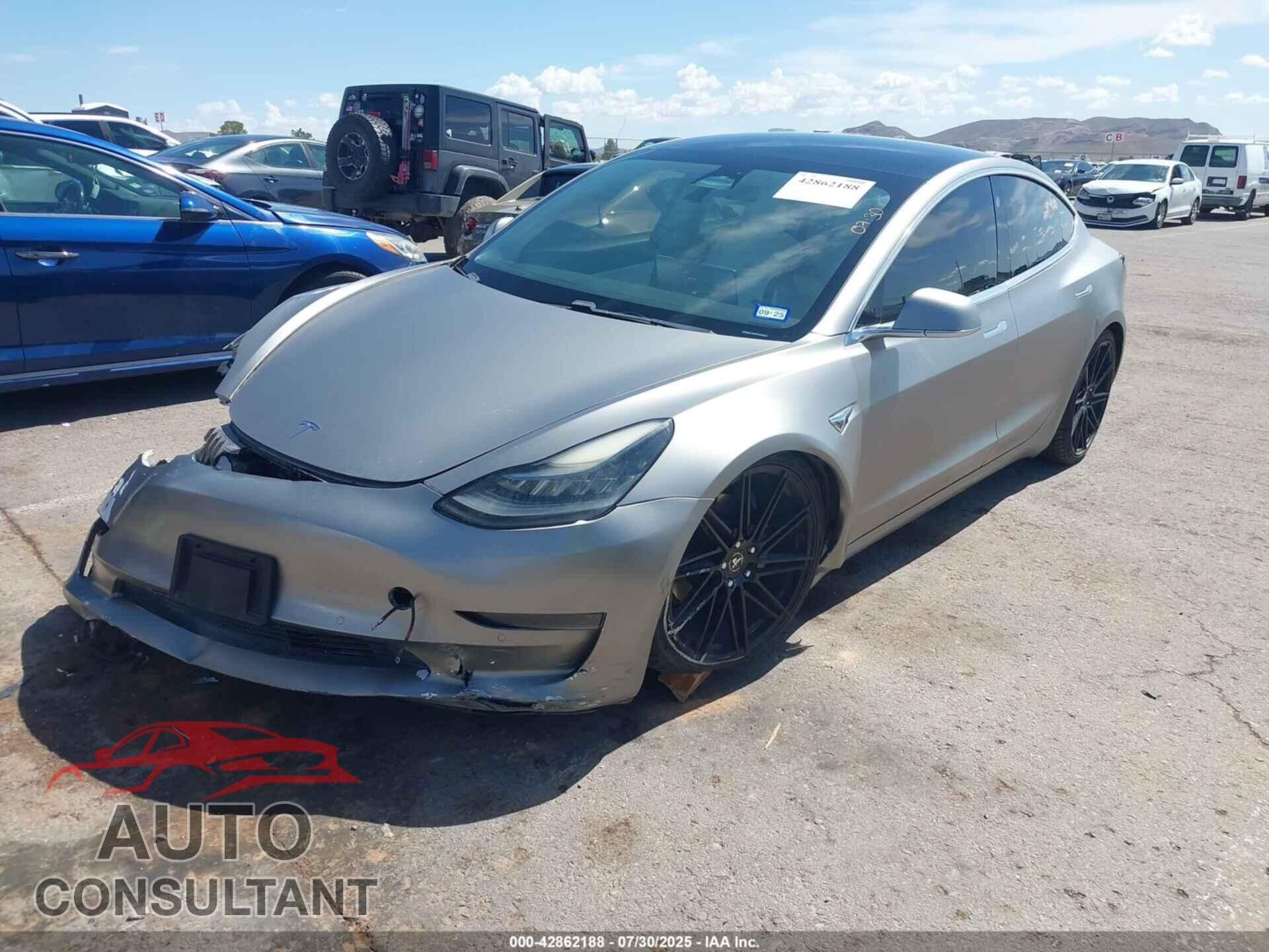 TESLA MODEL 3 2019 - 5YJ3E1EA8KF486356