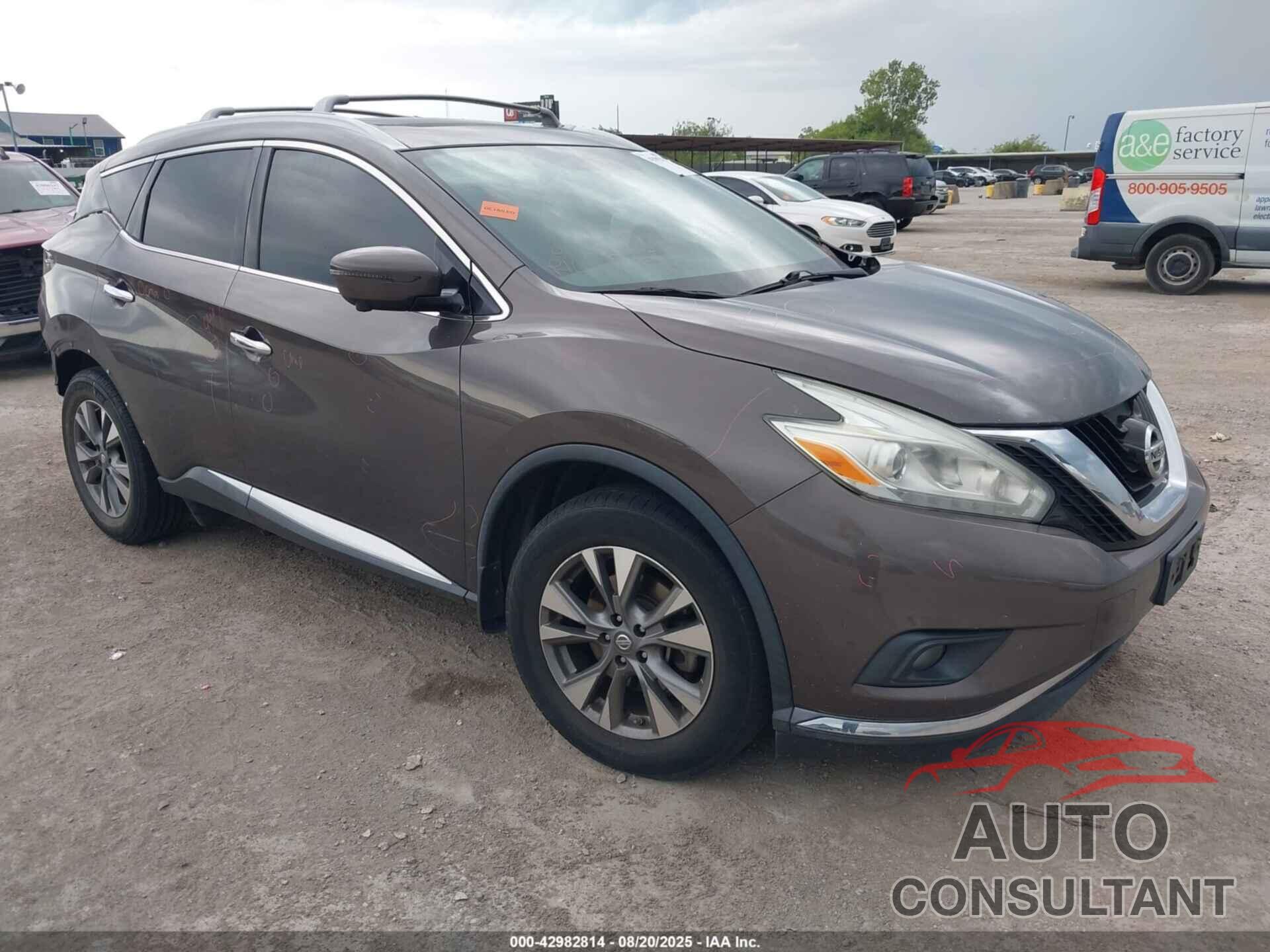 NISSAN MURANO 2016 - 5N1AZ2MGXGN169478