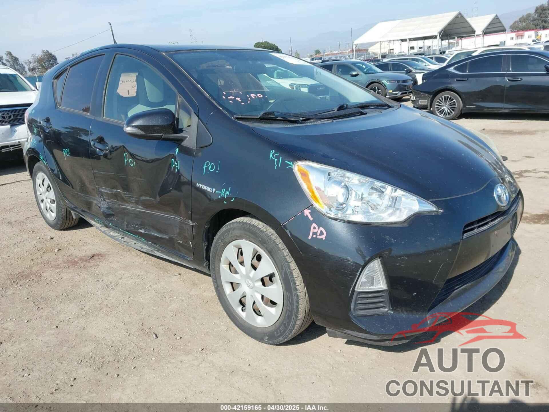 TOYOTA PRIUS C 2012 - JTDKDTB34C1524417