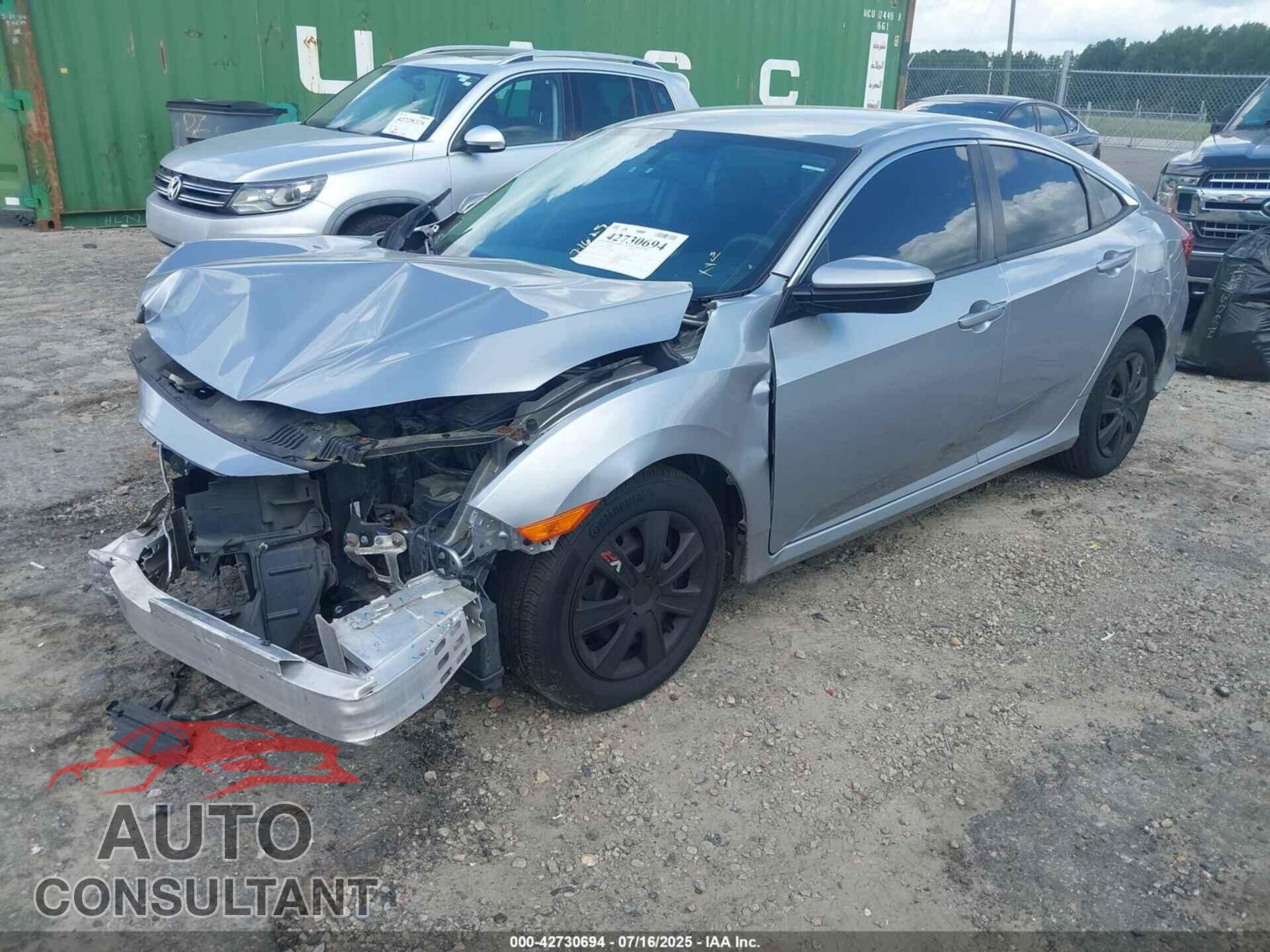 HONDA CIVIC 2017 - 19XFC2F51HE226437