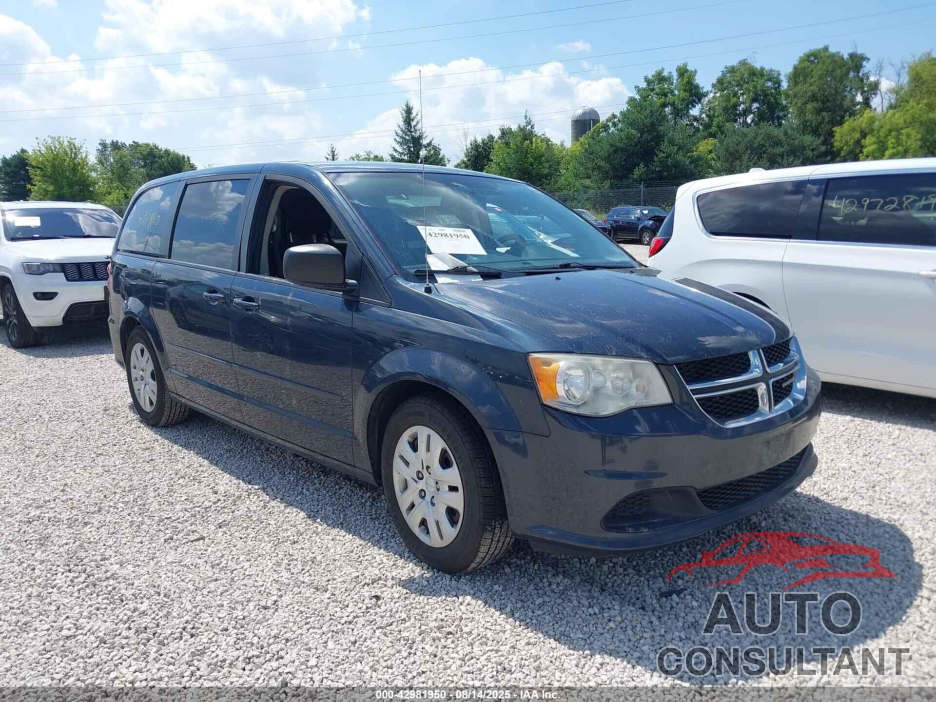 DODGE GRAND CARAVAN 2014 - 2C4RDGBGXER389855