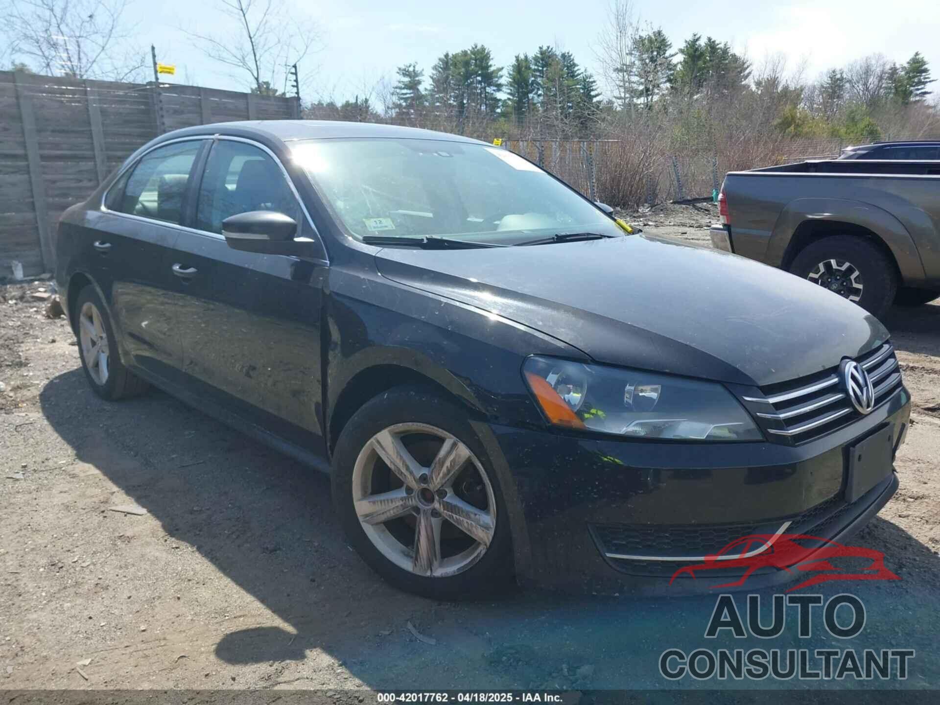 VOLKSWAGEN PASSAT 2013 - 1VWBP7A33DC039253