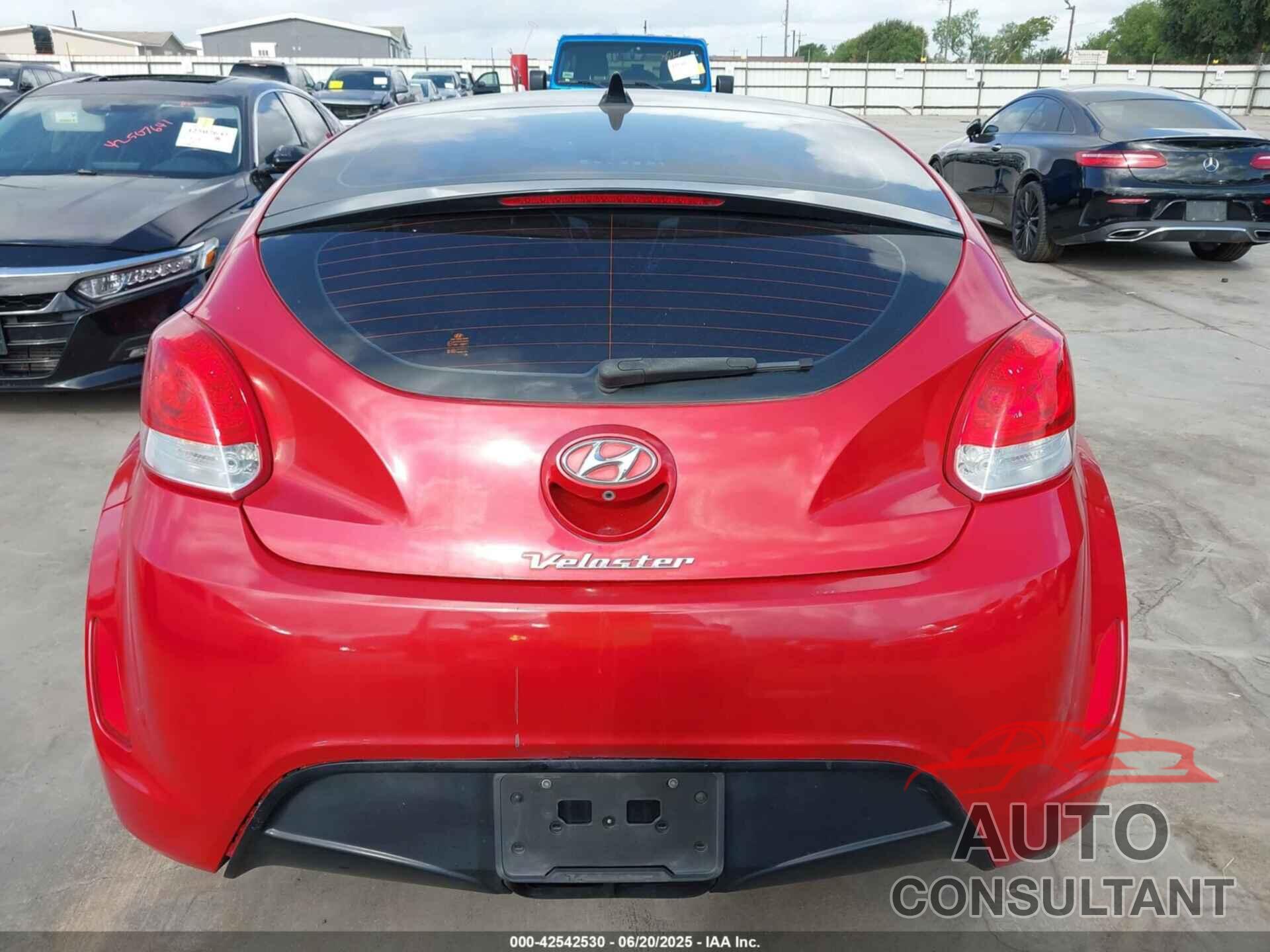 HYUNDAI VELOSTER 2016 - KMHTC6AD2GU257927