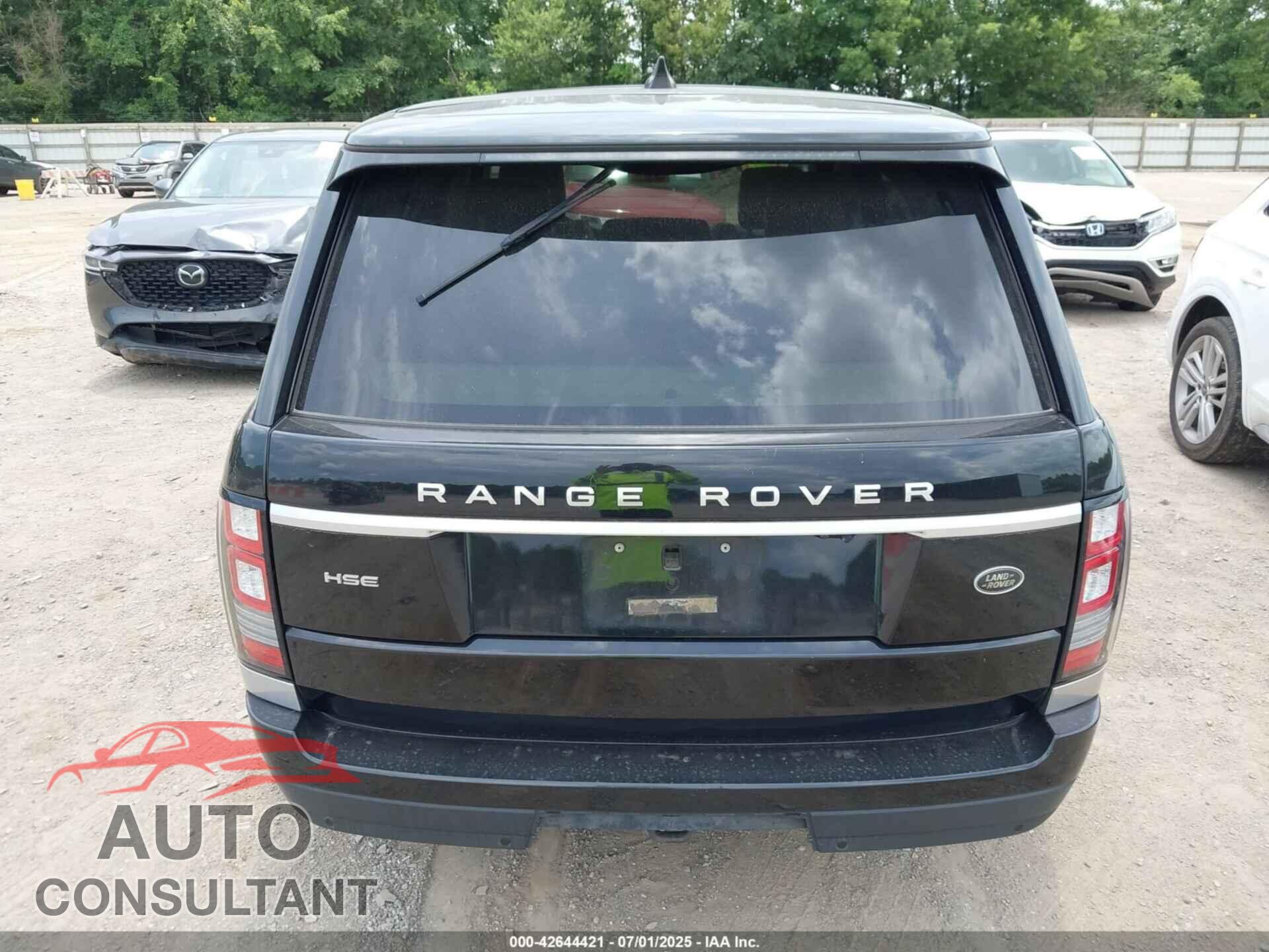 LAND ROVER RANGE ROVER 2017 - SALGS2FV0HA325883