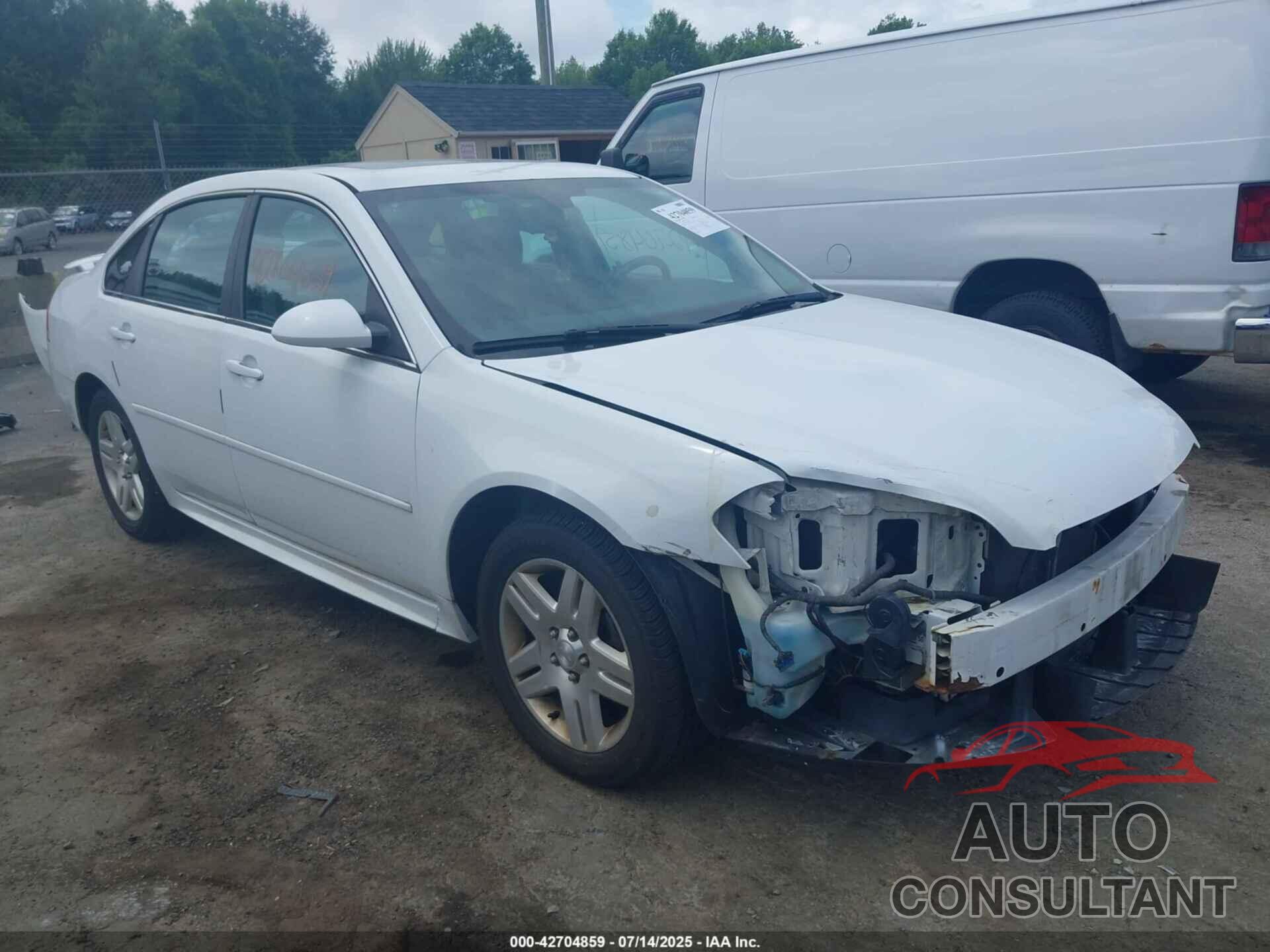 CHEVROLET IMPALA 2012 - 2G1WG5E39C1307965