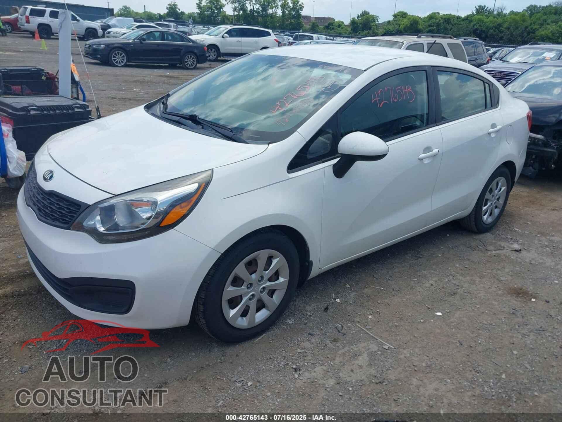 KIA RIO 2014 - KNADM4A38E6324224