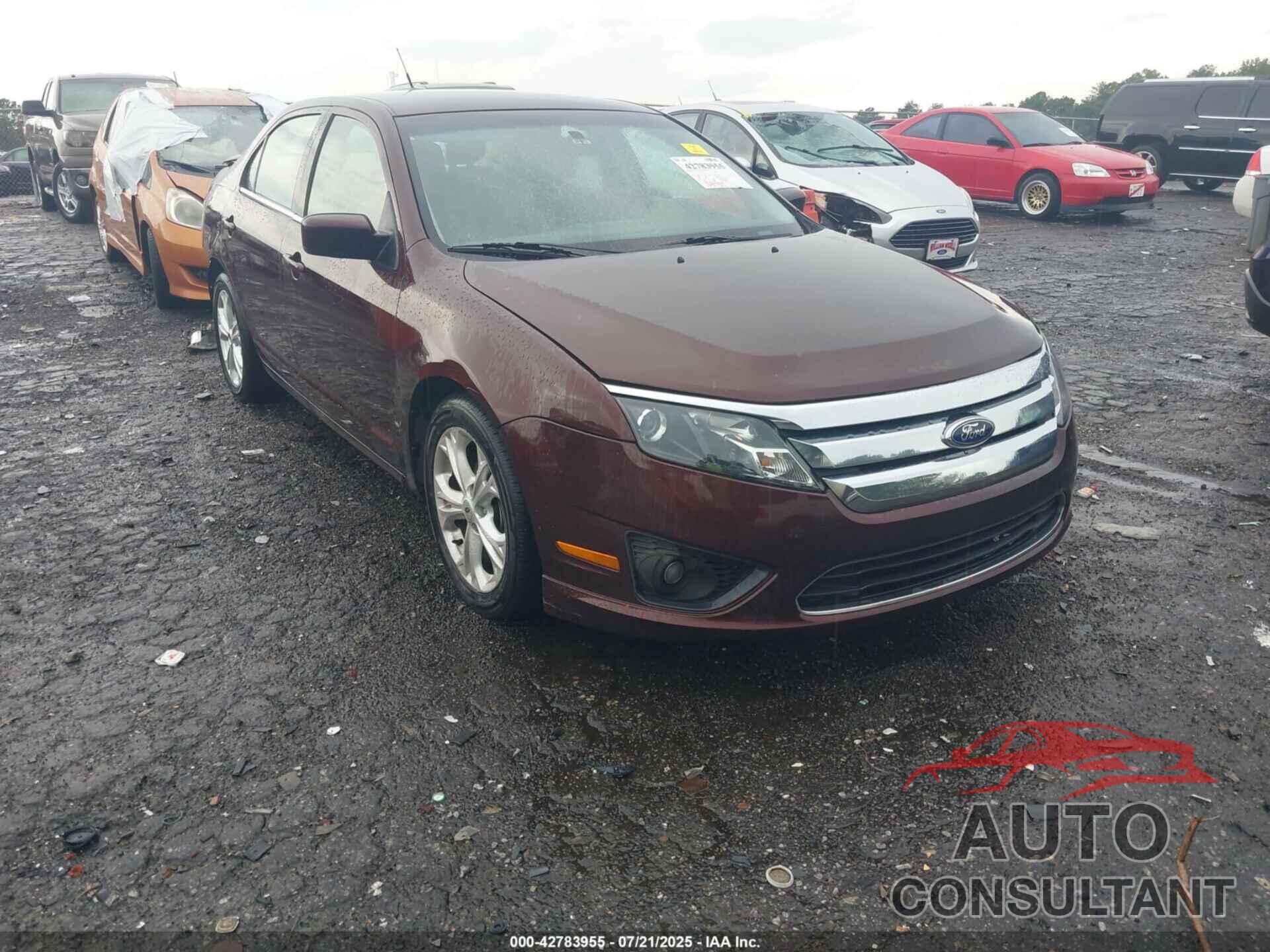 FORD FUSION 2012 - 3FAHP0HA3CR164591